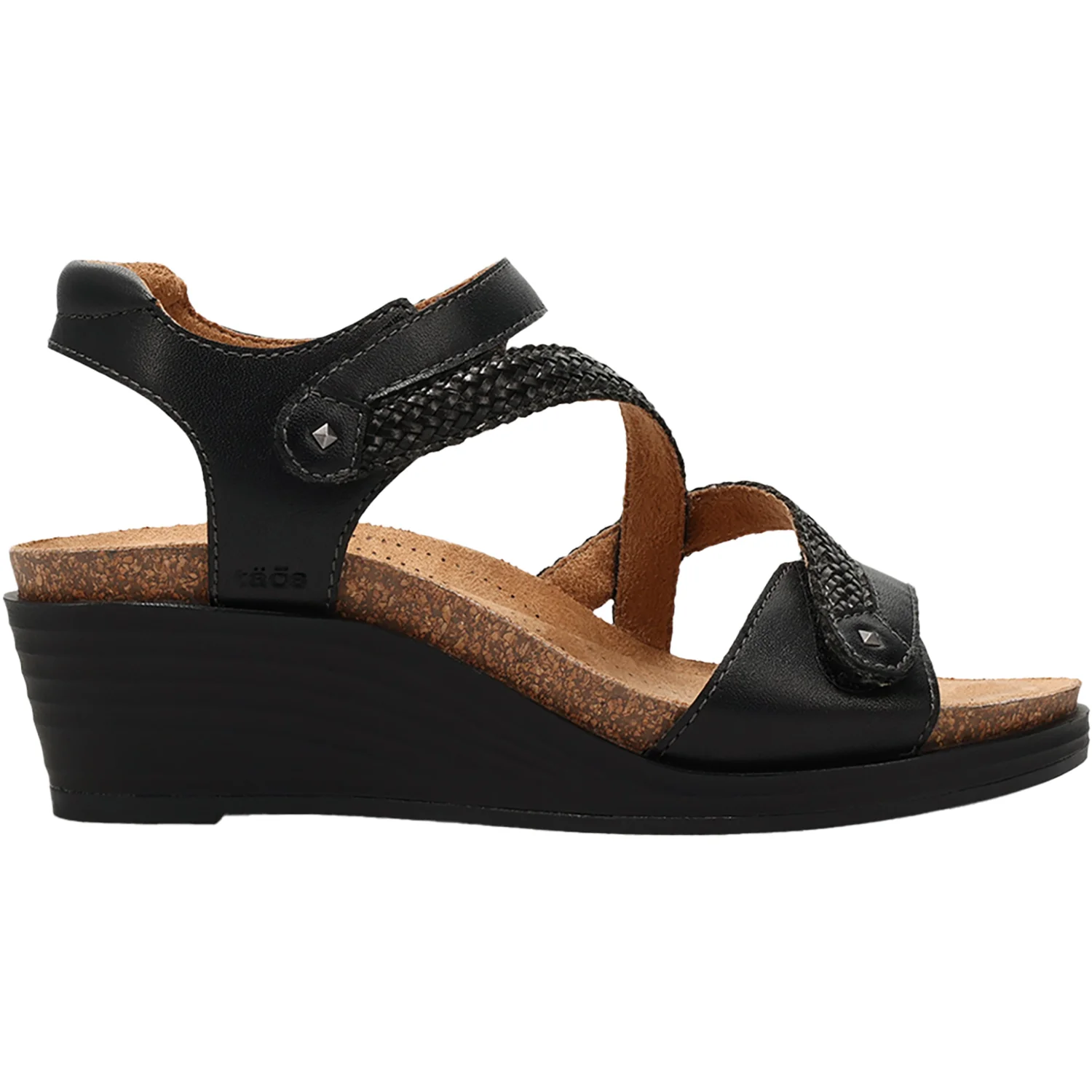 Taos Zecret Women's Wedge Sandals Black