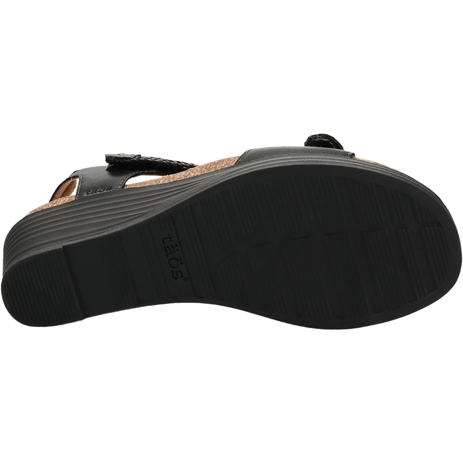 Taos Zecret Women's Wedge Sandals Black - Image 4