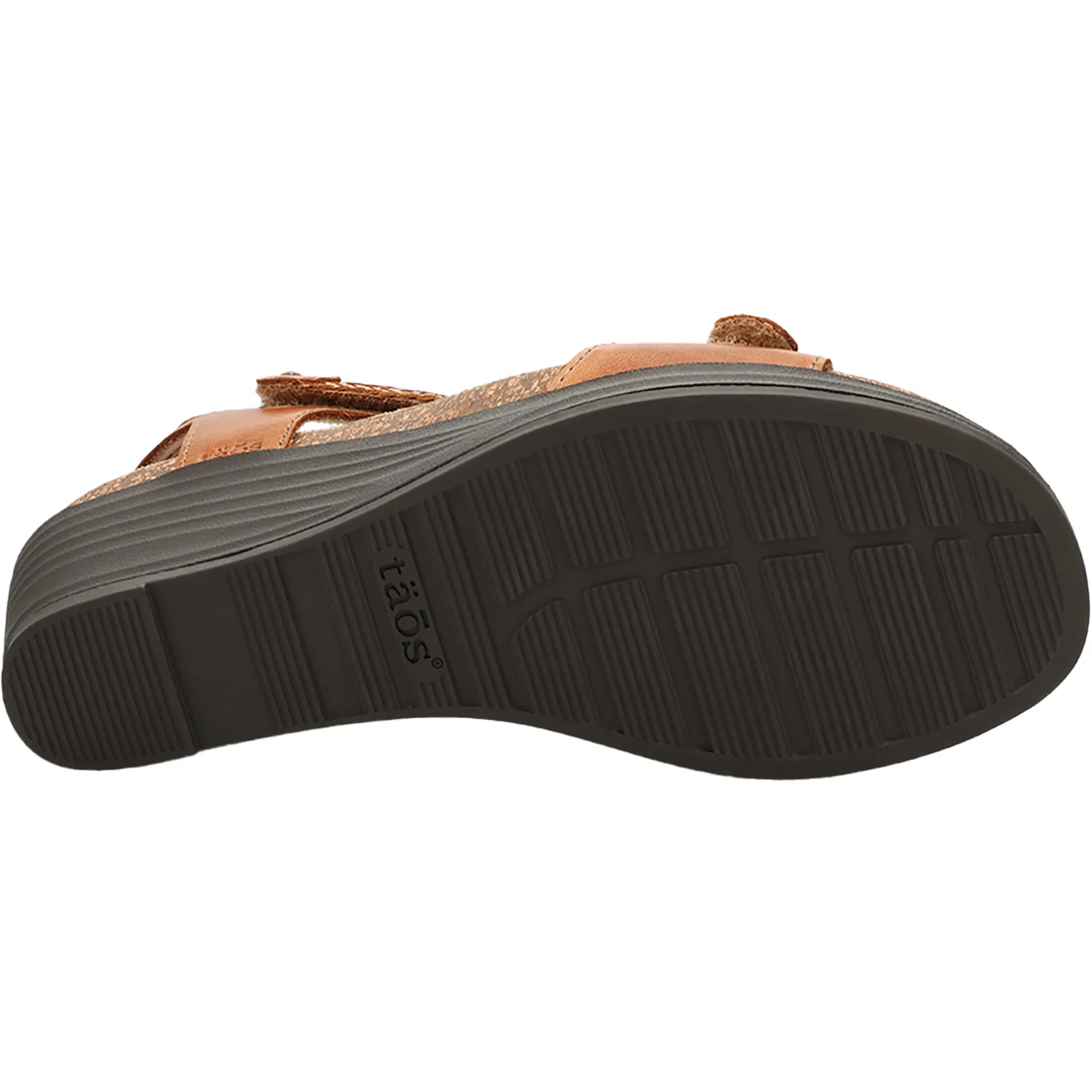 Taos Zecret Women's Wedge Sandals Caramel - Image 4