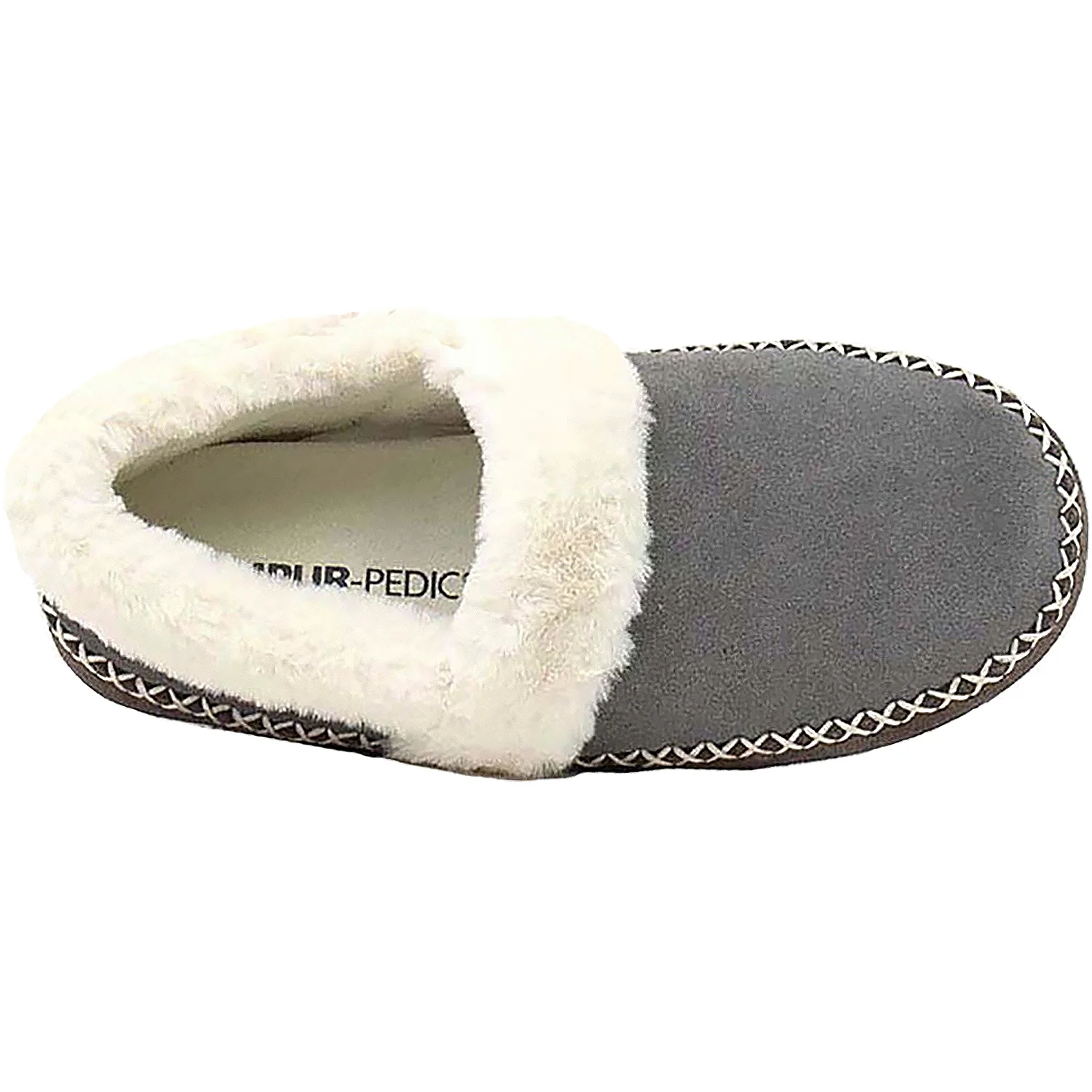 Tempur-Pedic Acelyn Women's Slippers Grey Suede - Image 2