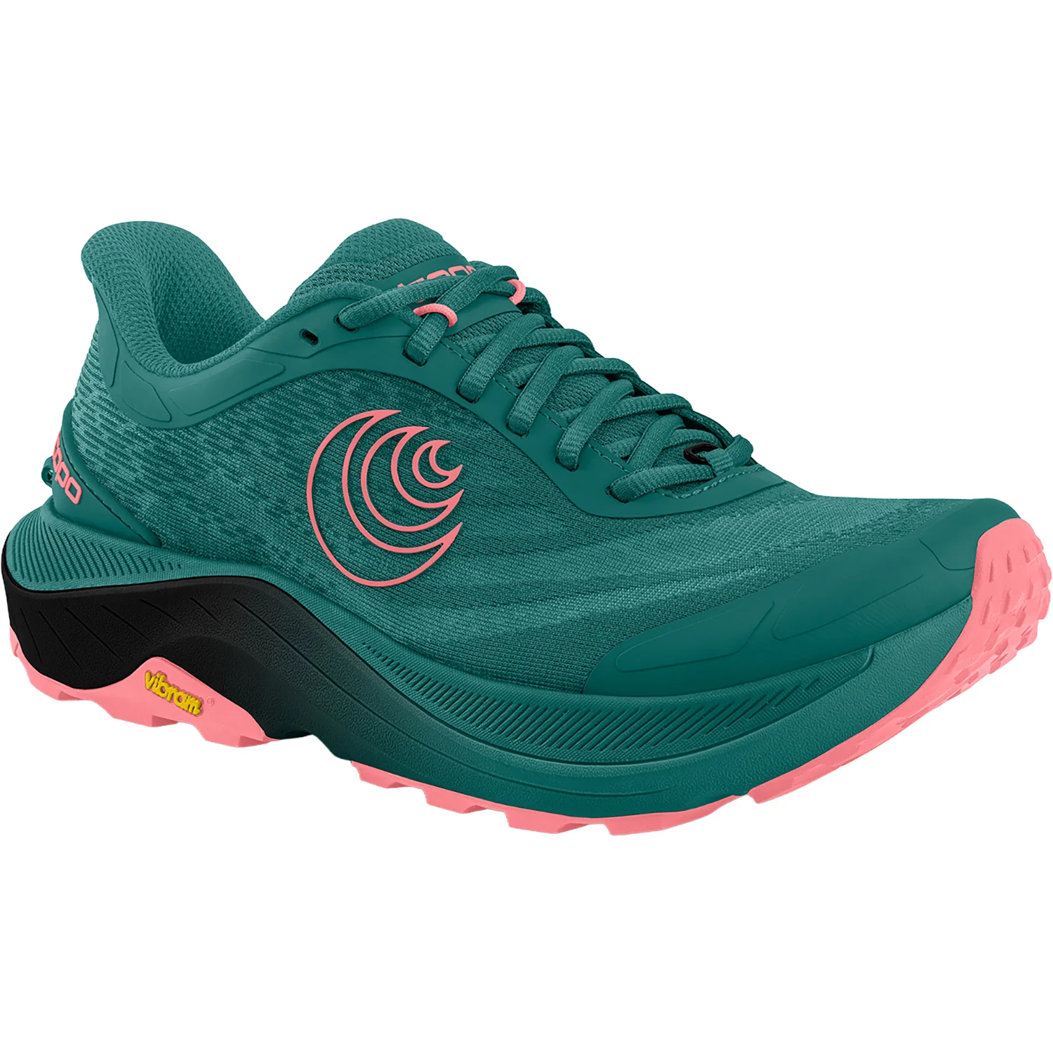 Topo Athletic Shoes Ultraventure 4 (Neutral Support) Women's Trail Hiking Shoes Athletic Shoes Dark Teal/Pink - Image 5