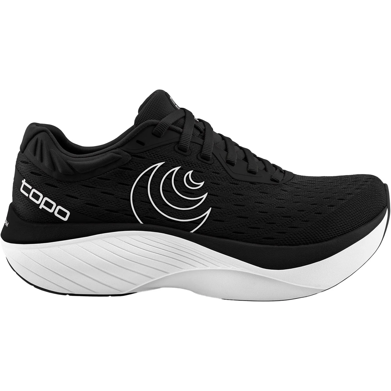 Topo Atmos (Neutral Support) Women's Athletic Shoes Black/White Mesh