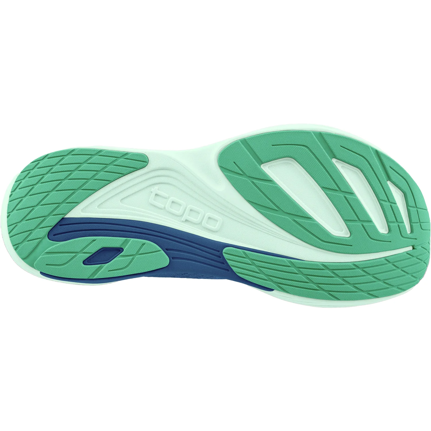 Topo Ultrafly 5 (Stability Support) Women's Athletic Shoes Blue/Aqua Mesh - Image 4