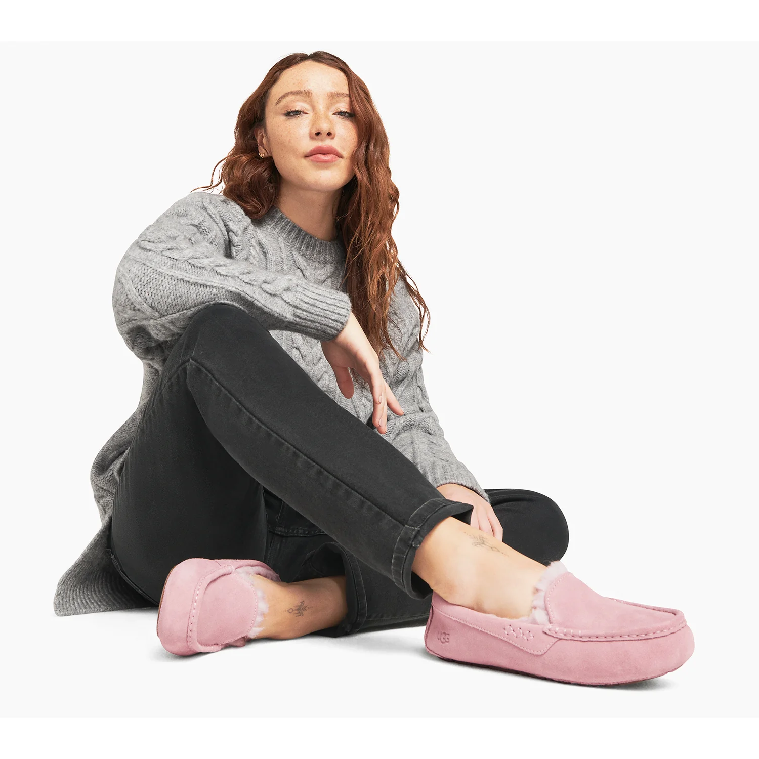 UGG Ansley Women's Slippers Chestnut Suede - Image 6