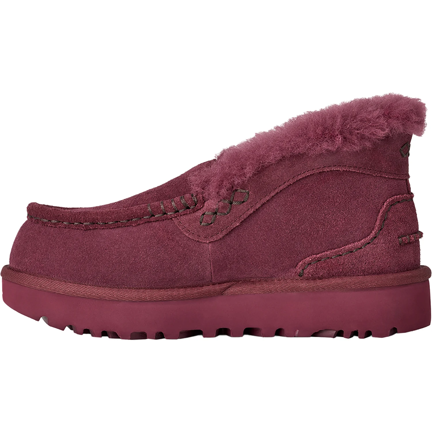 UGG Ansley Parc Women's Slippers Burnt Magenta - Image 3