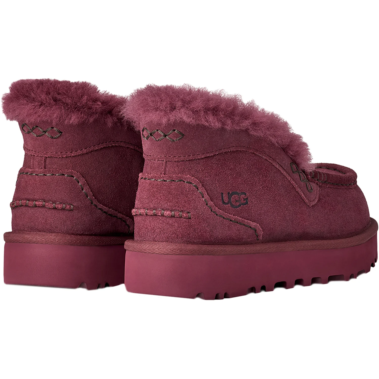 UGG Ansley Parc Women's Slippers Burnt Magenta - Image 6