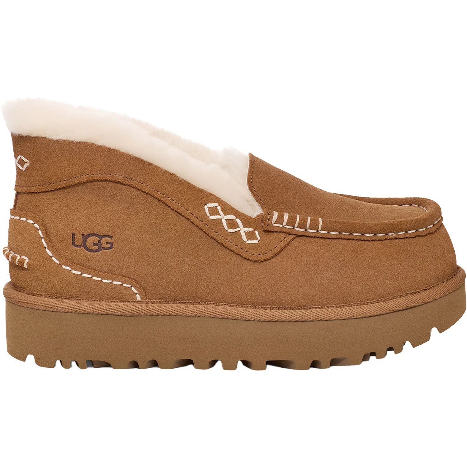 UGG Ansley Parc Women's Slippers Chestnut Sheepskin