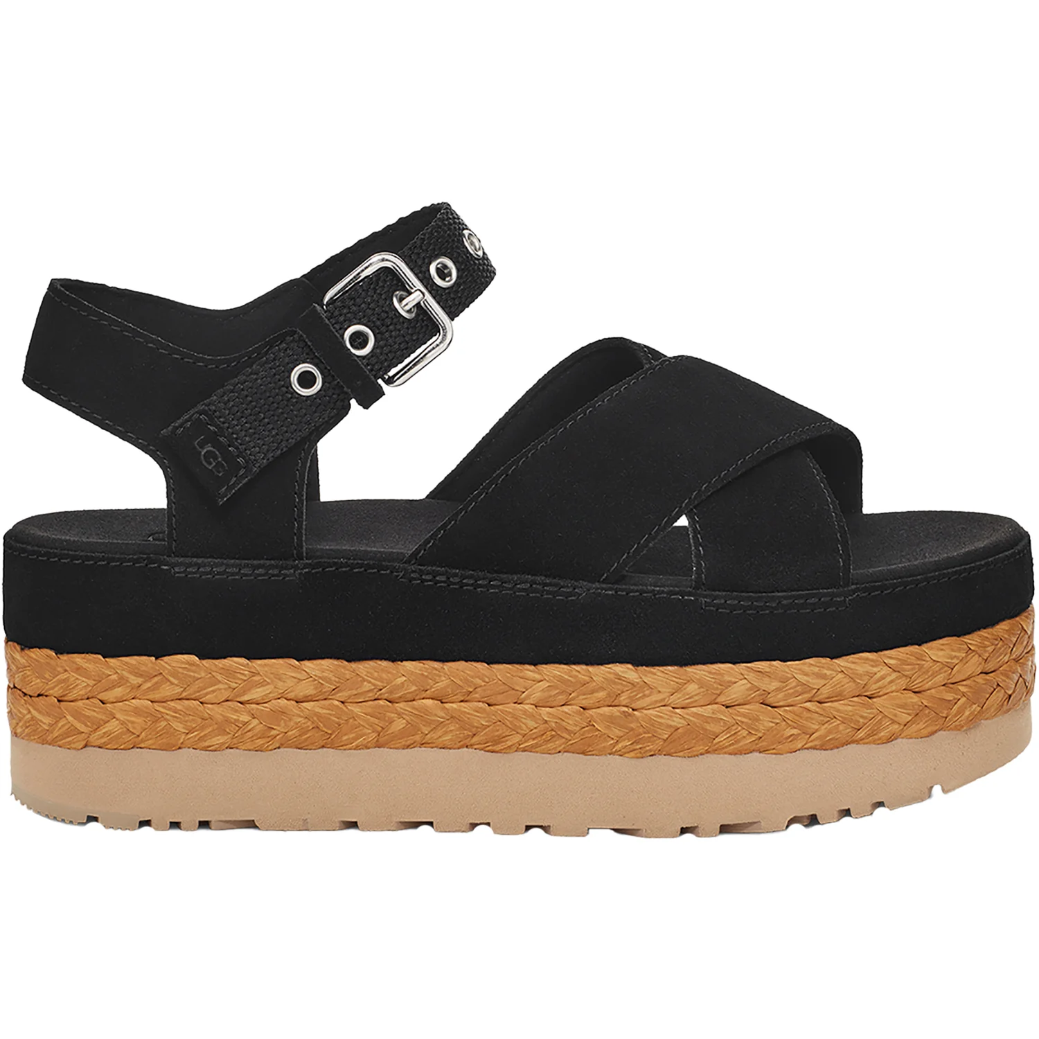 UGG Aubrey Ankle Women's Platform Sandals Black