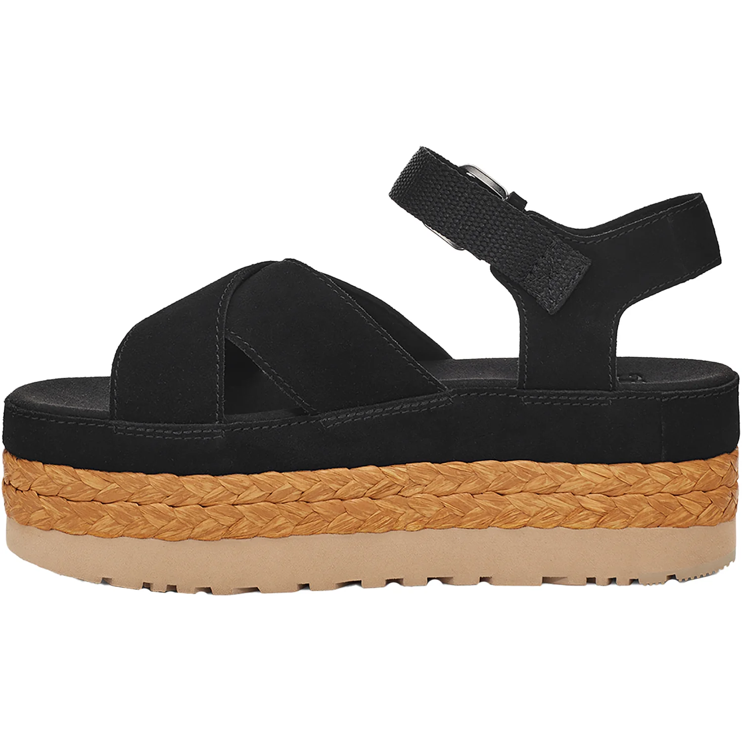 UGG Aubrey Ankle Women's Platform Sandals Black - Image 3