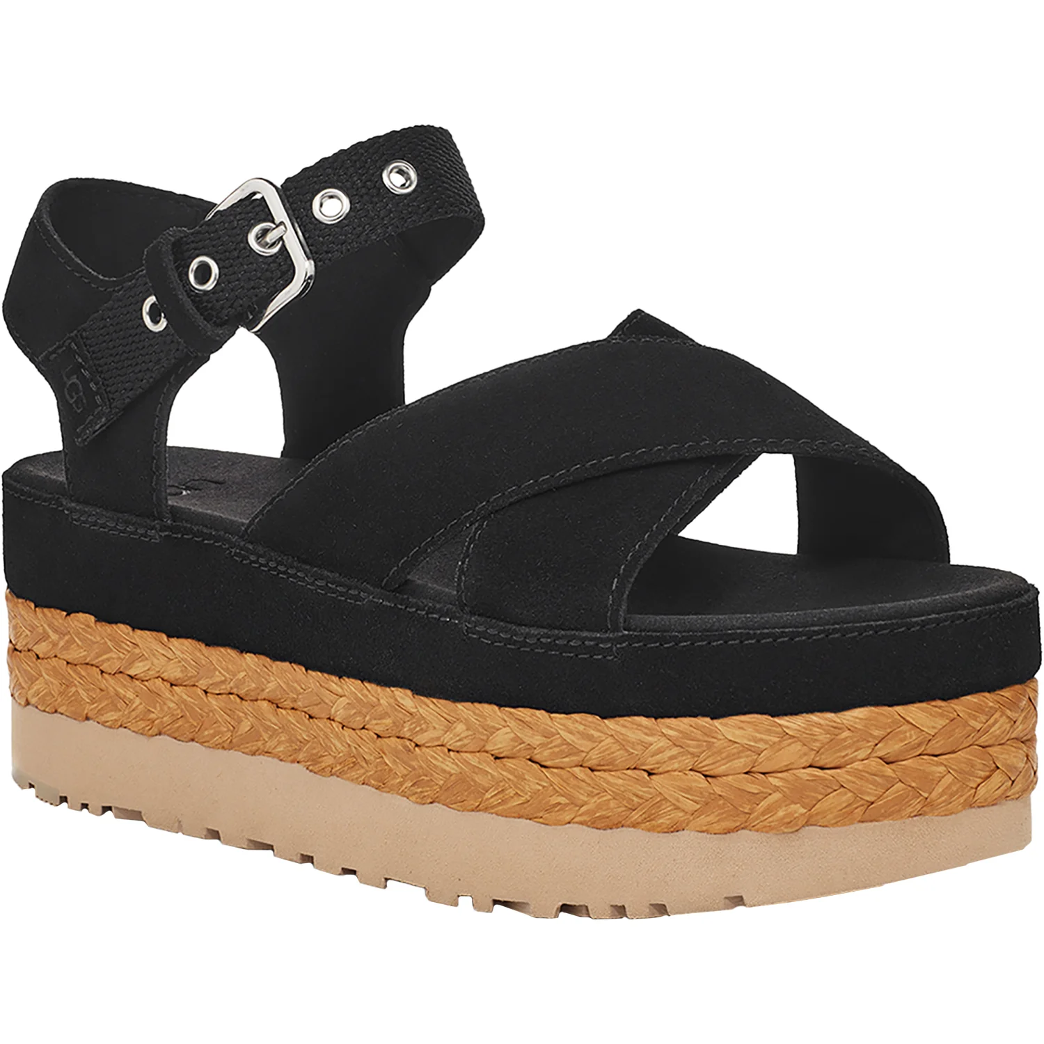 UGG Aubrey Ankle Women's Platform Sandals Black - Image 5