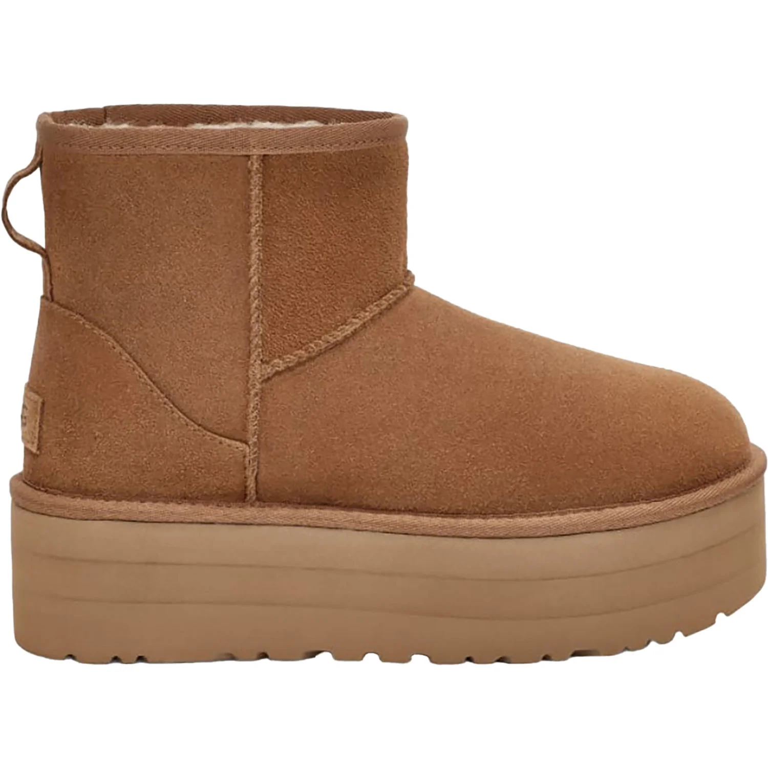 UGG Classic Mini Platform Women's Boots Chestnut Suede