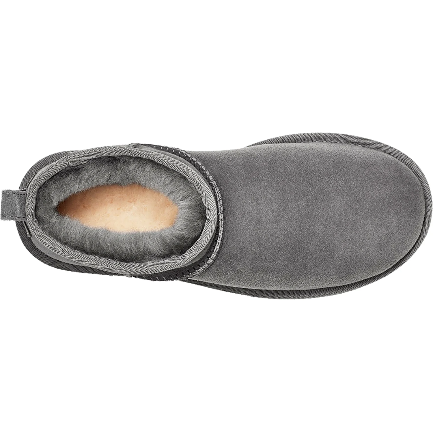 UGG Classic Ultra Mini Women's Boots Grey Sheepskin - Image 2