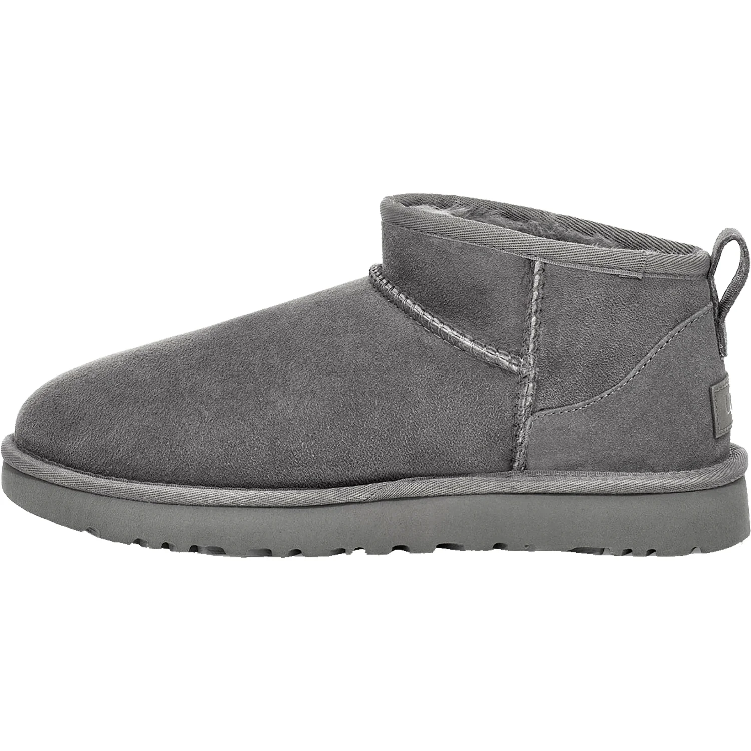 UGG Classic Ultra Mini Women's Boots Grey Sheepskin - Image 3