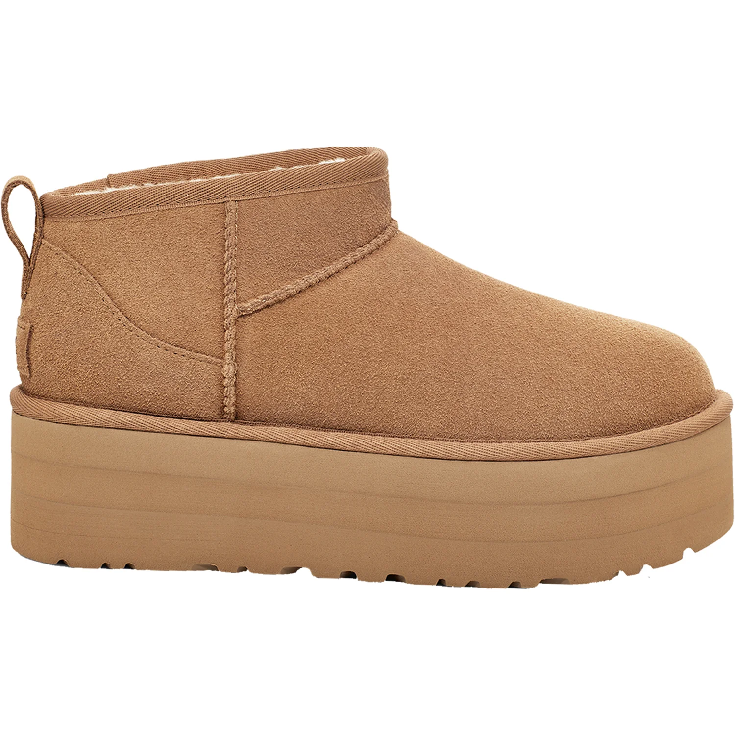 UGG Classic Ultra Mini Platform Women's Boots Chestnut Suede