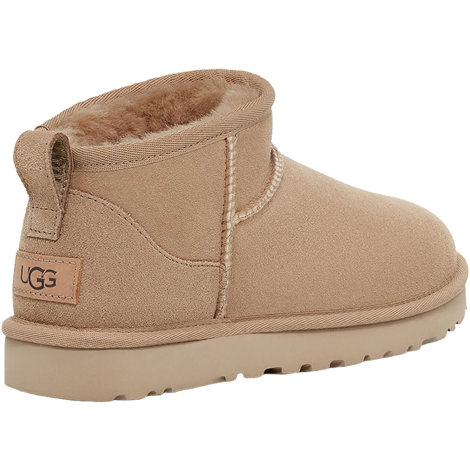 UGG Classic Ultra Mini Sheepskin Women's Boots Sand - Image 6