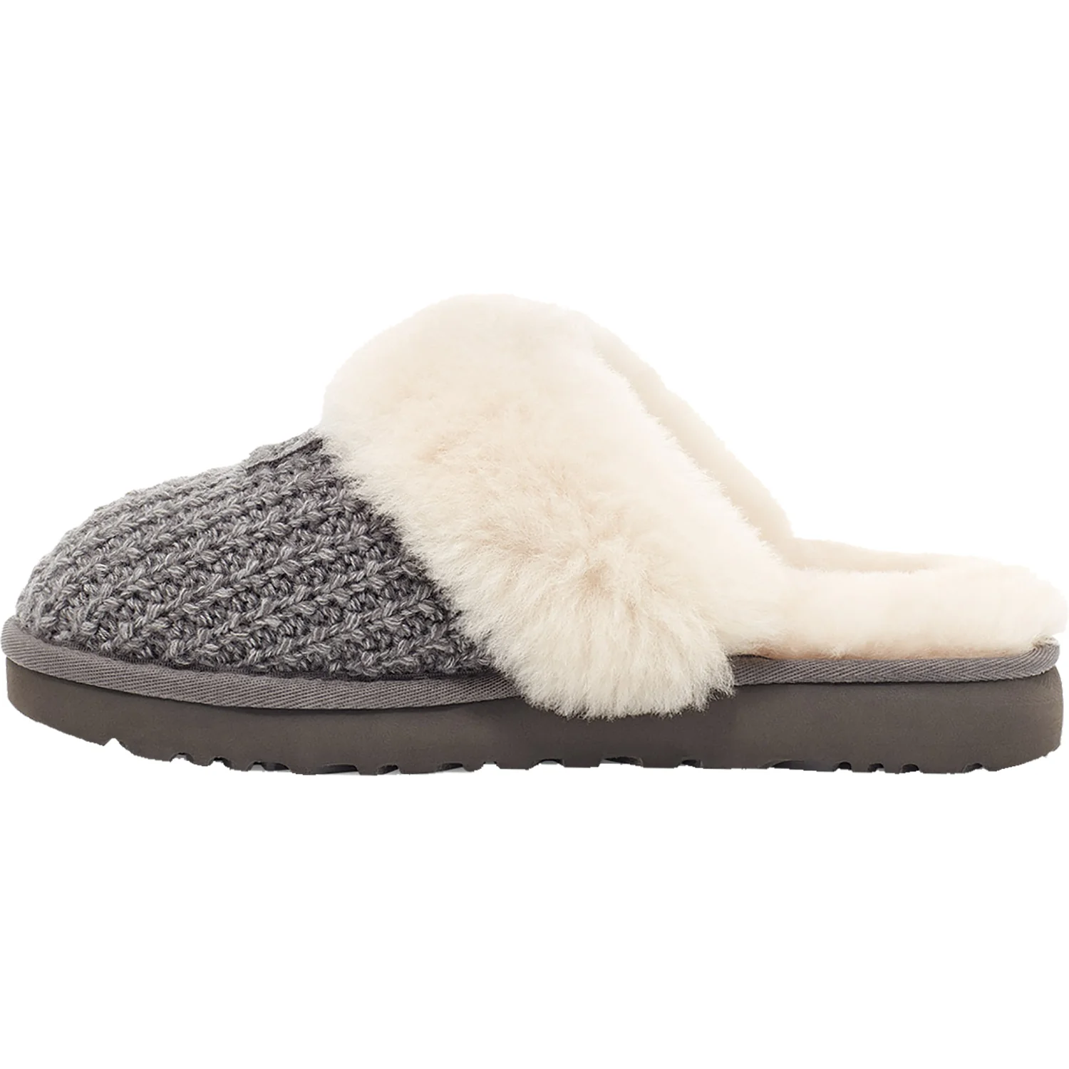 UGG Cozy Women's Knit Slippers Charcoal Knit Fabric - Image 3