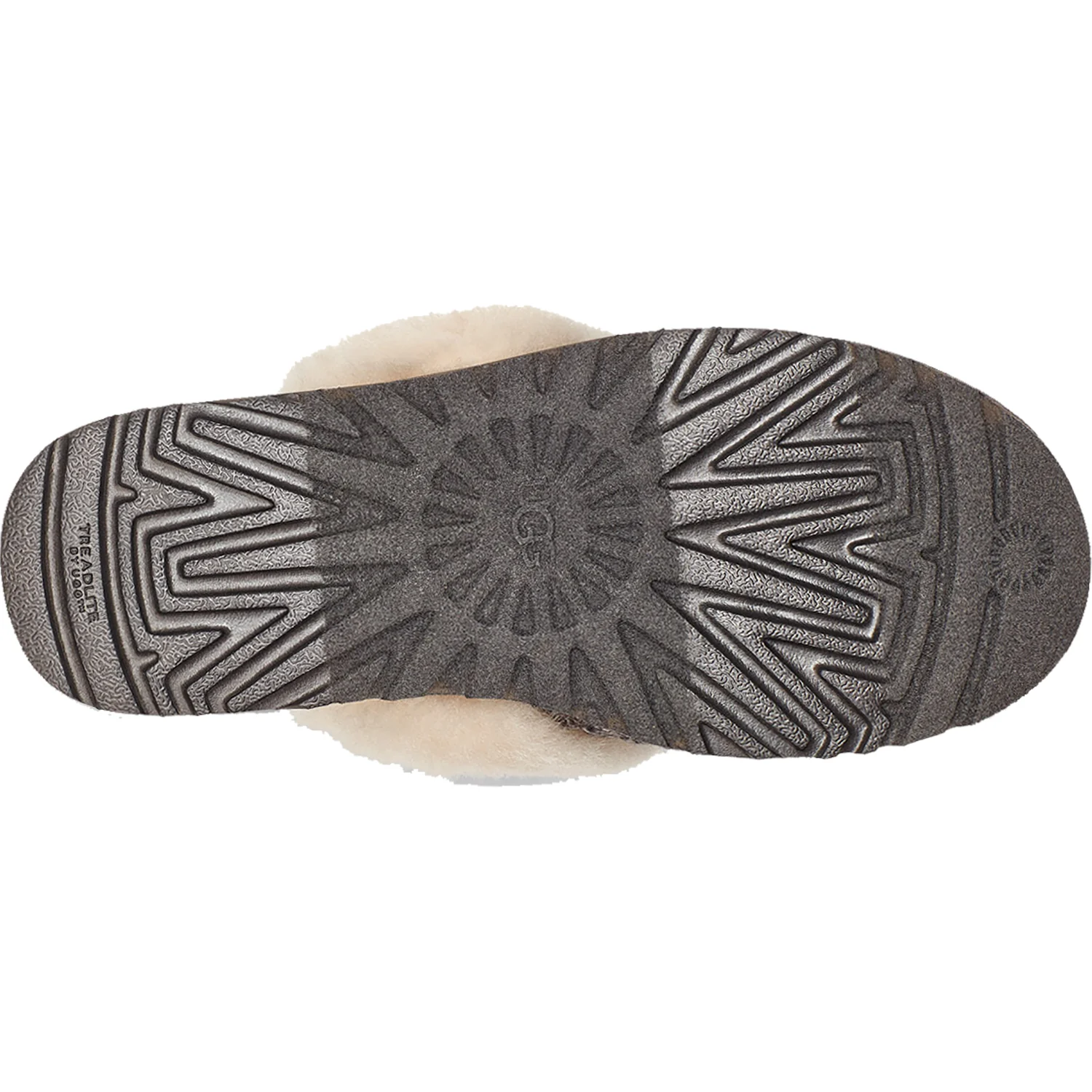UGG Cozy Women's Knit Slippers Charcoal Knit Fabric - Image 4
