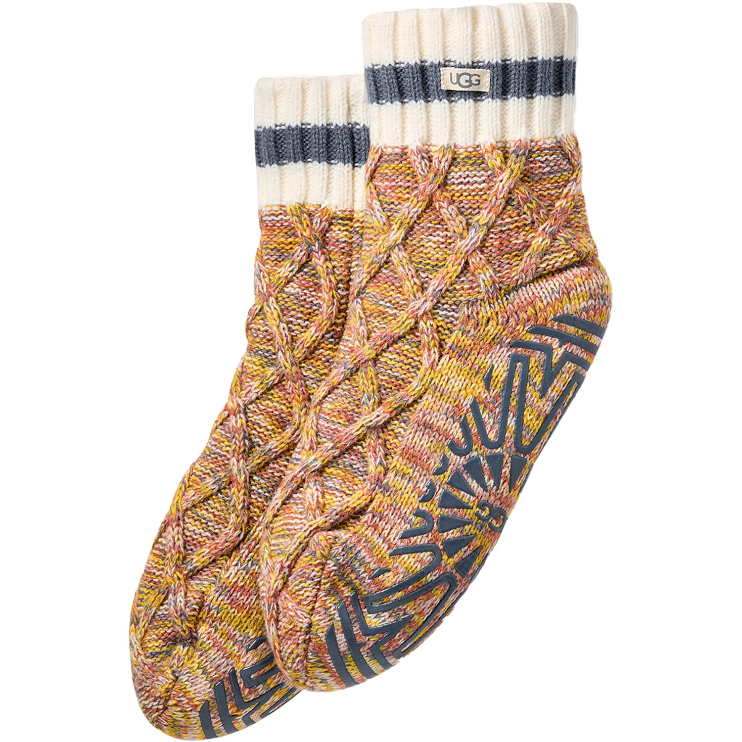 UGG Deedee Fleece Lined Quarter II Sock Women's Novelty Socks Dusk/Dart Melange - Image 2