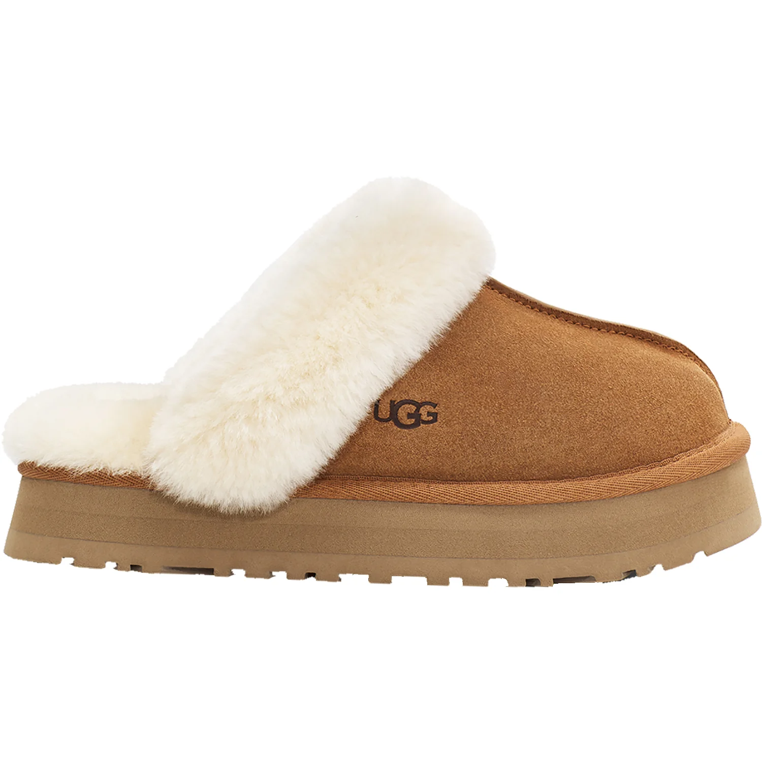 UGG Disquette Women's Slippers Chestnut Sheepskin