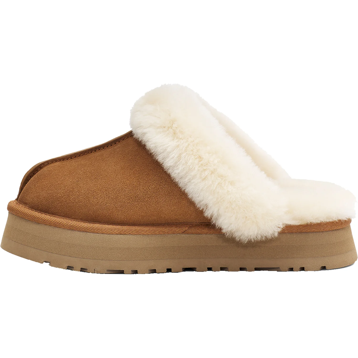 UGG Disquette Women's Slippers Chestnut Sheepskin - Image 3