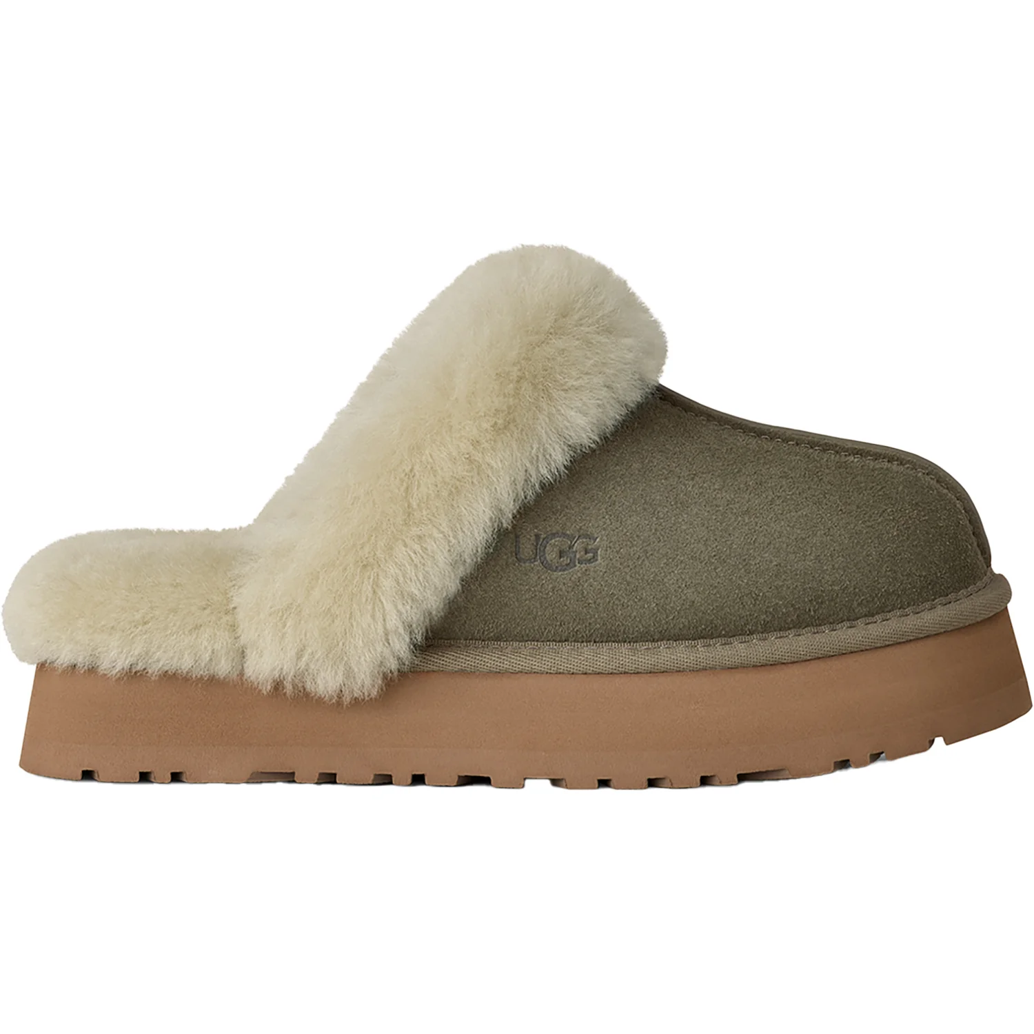 UGG Disquette Women's Slippers Moss Green/Muted Brass