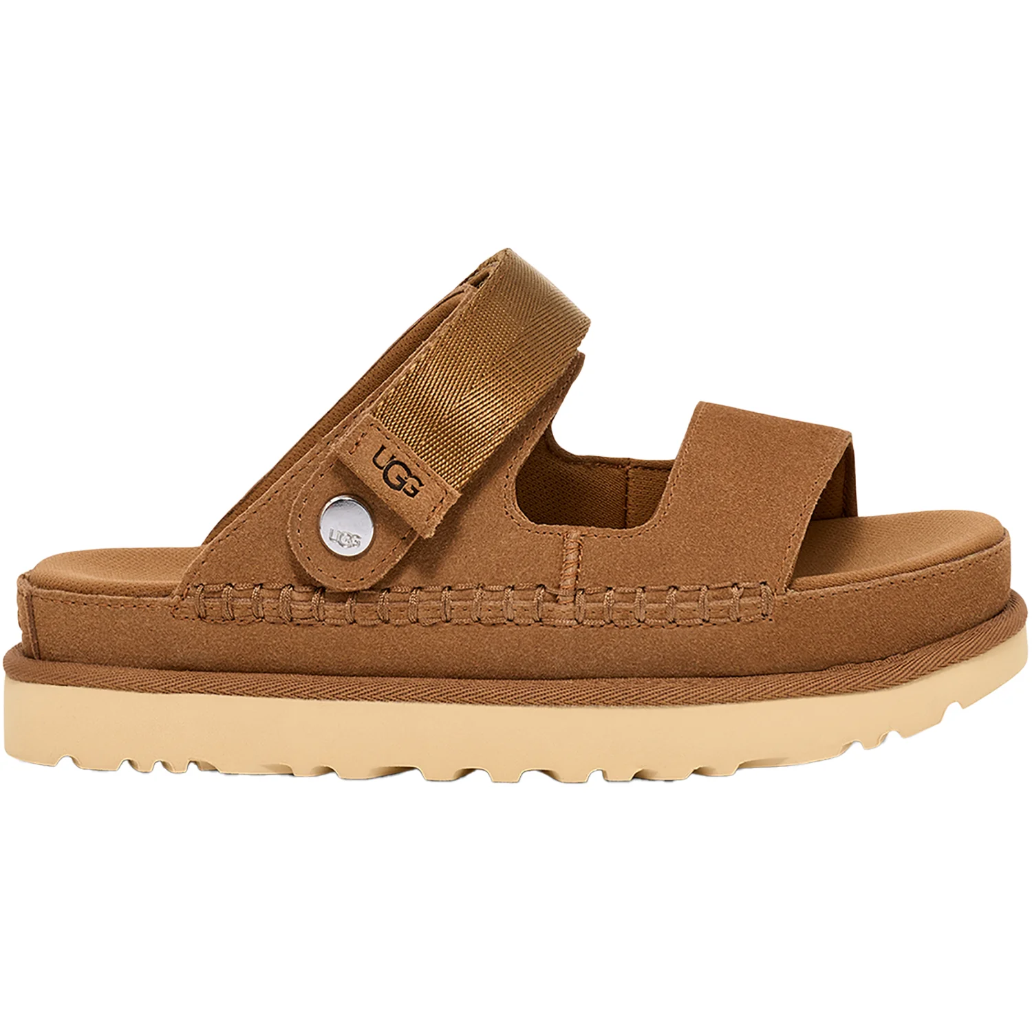 UGG Goldenstar Glide Women's Slide Sandals Chestnut - Image 2