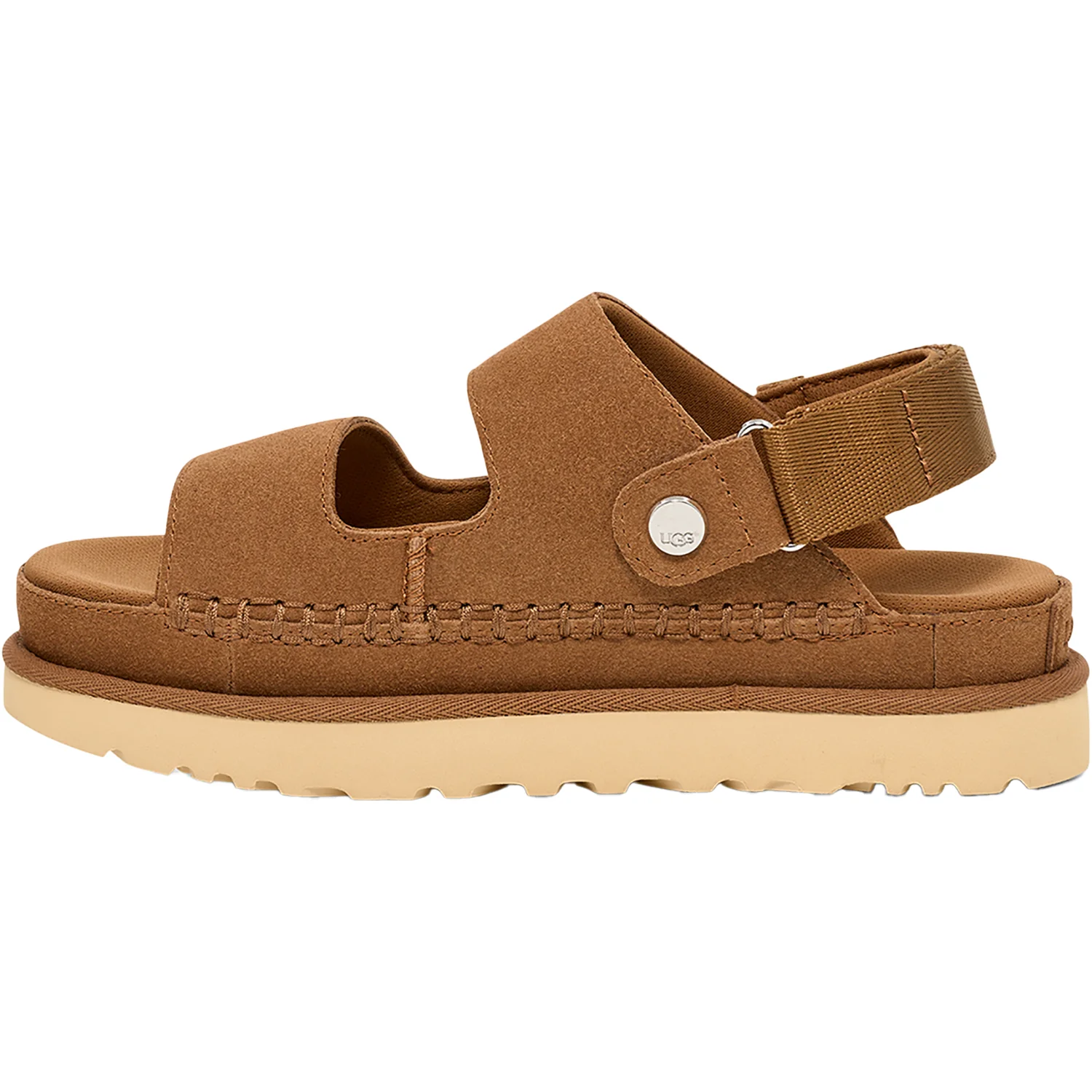 UGG Goldenstar Glide Women's Slide Sandals Chestnut - Image 4