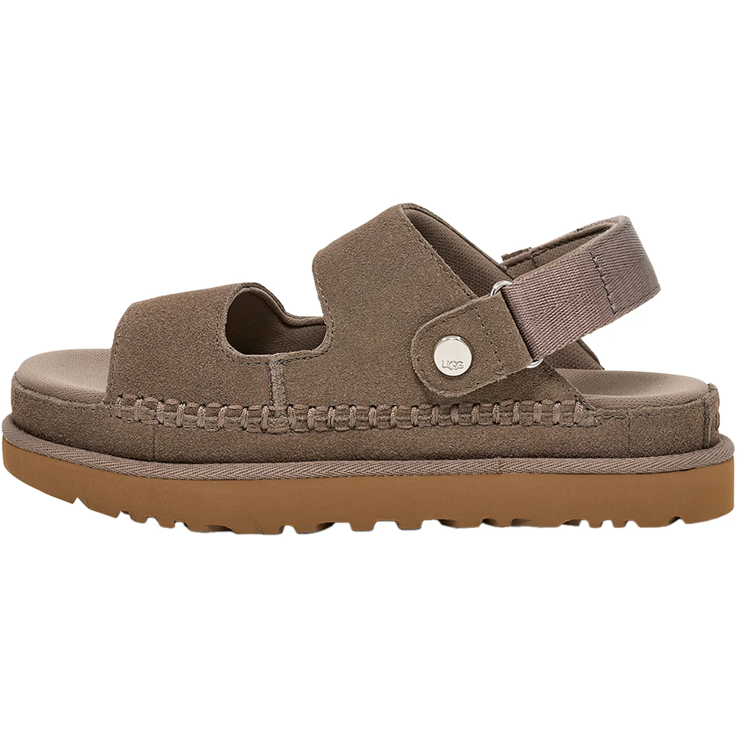 UGG Goldenstar Glide Chestnut Women's Slide Sandals Smoke Plume - Image 4