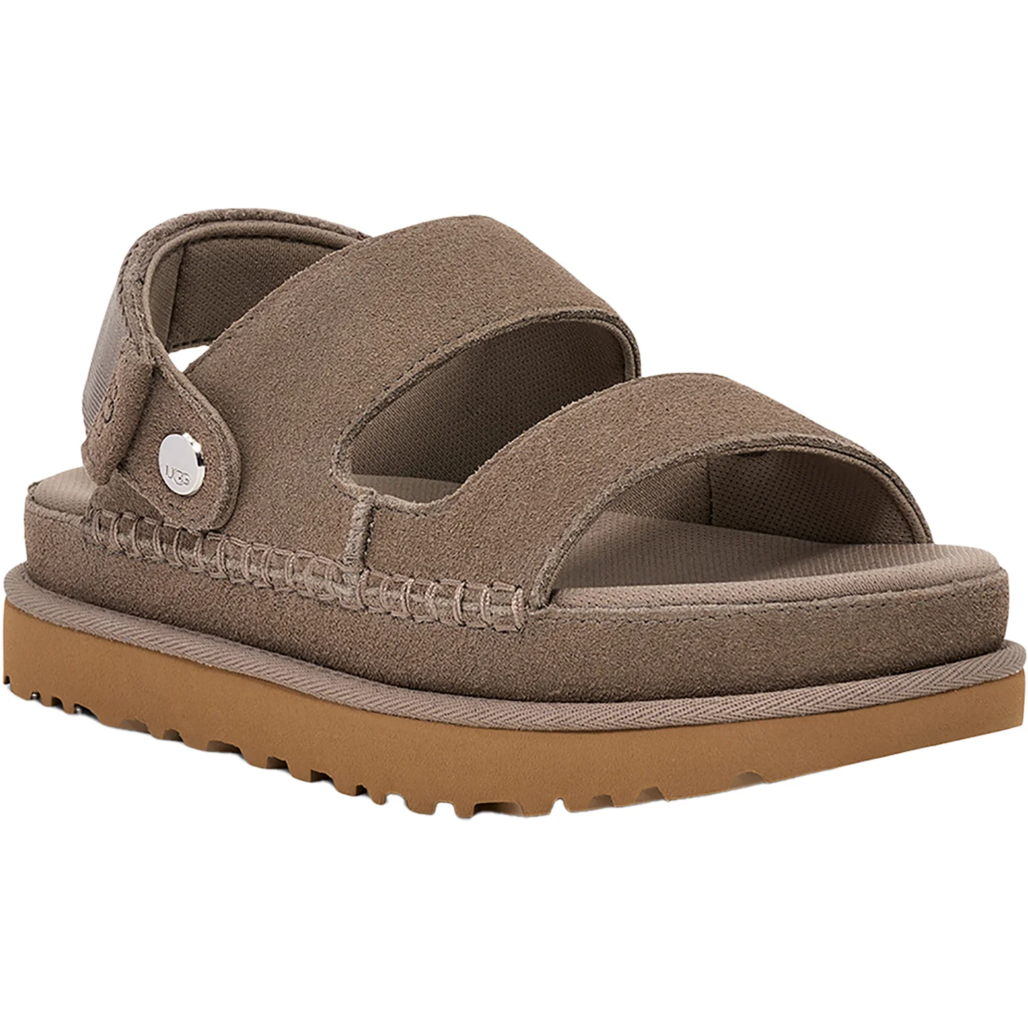 UGG Goldenstar Glide Chestnut Women's Slide Sandals Smoke Plume - Image 6