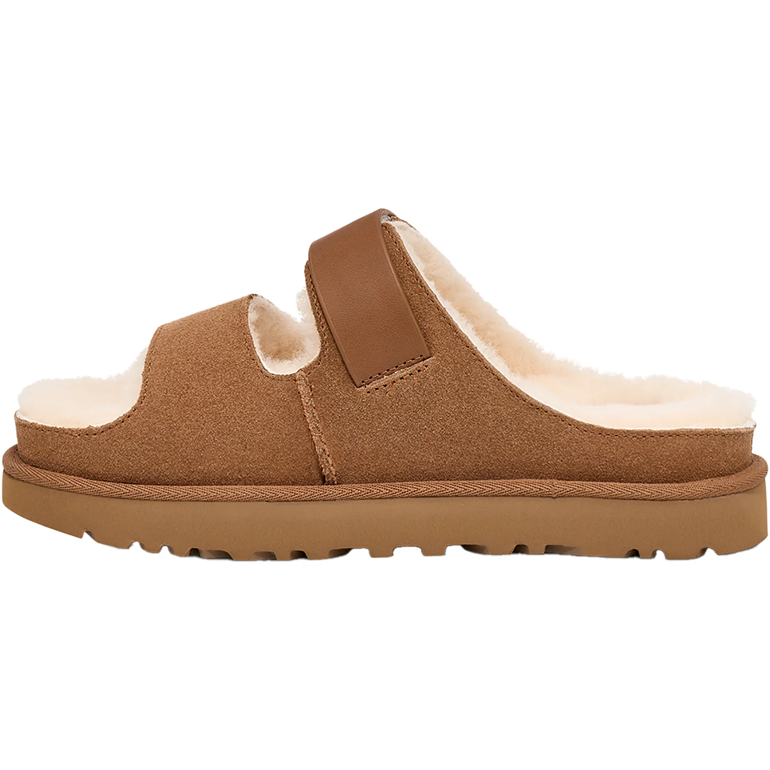 UGG Greenport Strap Slide Women's Slippers Chestnut - Image 3