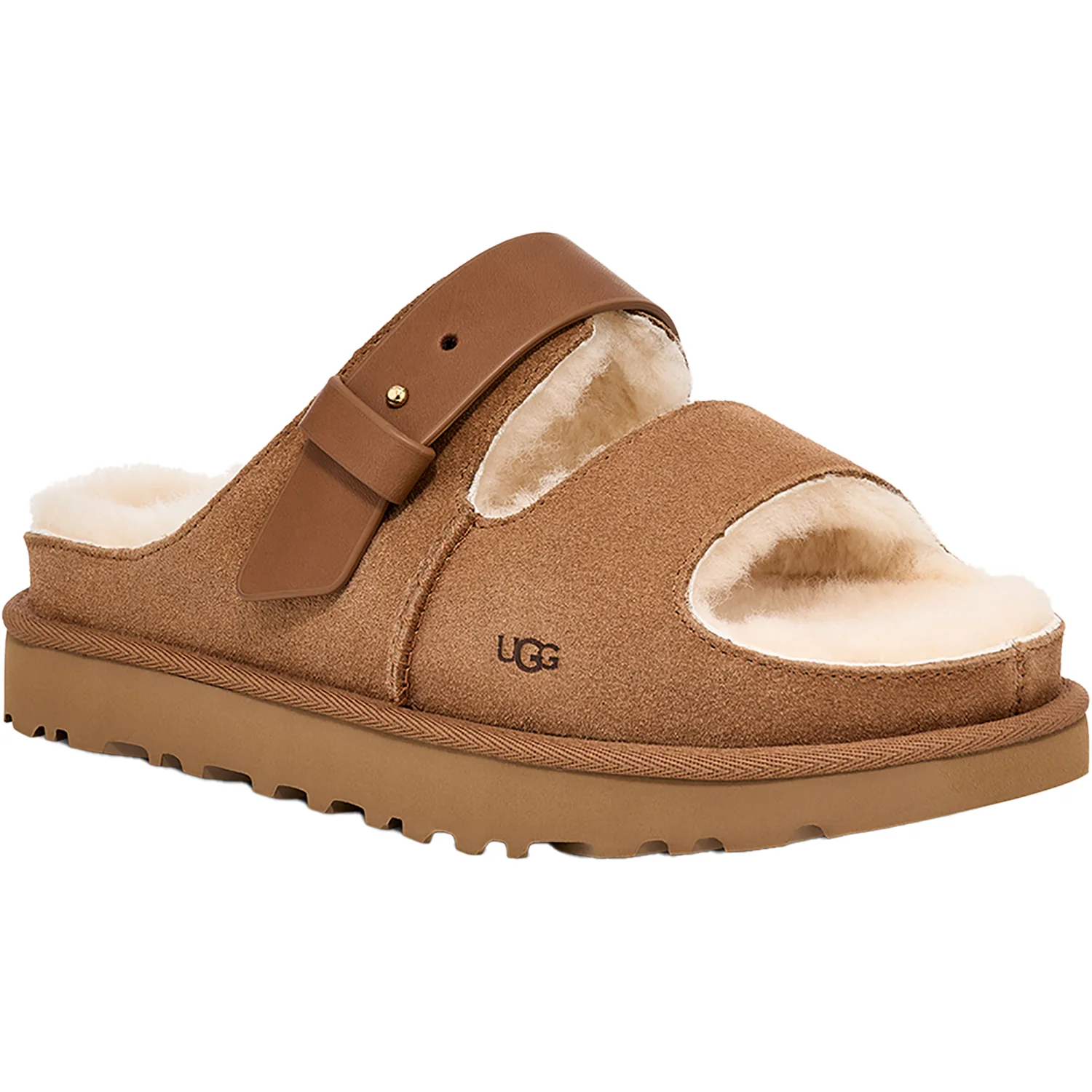 UGG Greenport Strap Slide Women's Slippers Chestnut - Image 5
