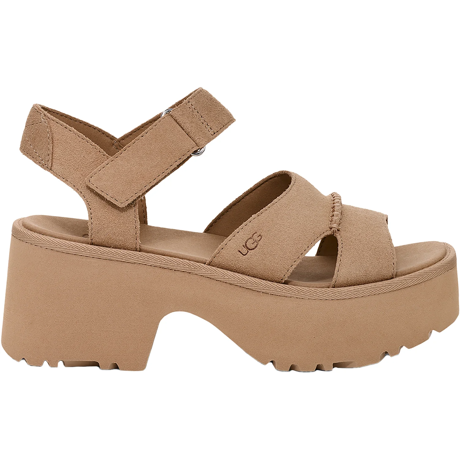 UGG New Heights Ankle Strap Women's Sandals Mustard Seed