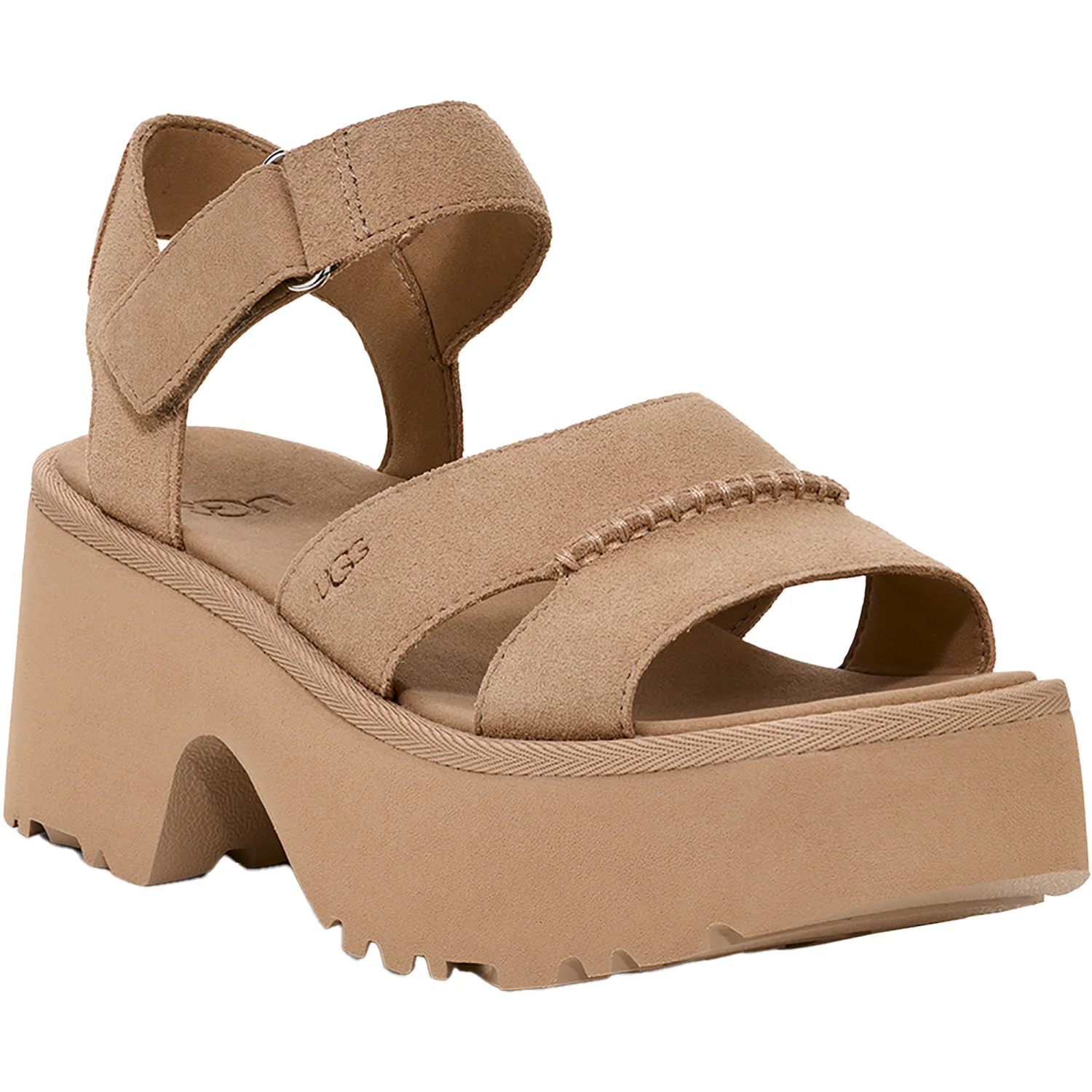UGG New Heights Ankle Strap Women's Sandals Mustard Seed - Image 5