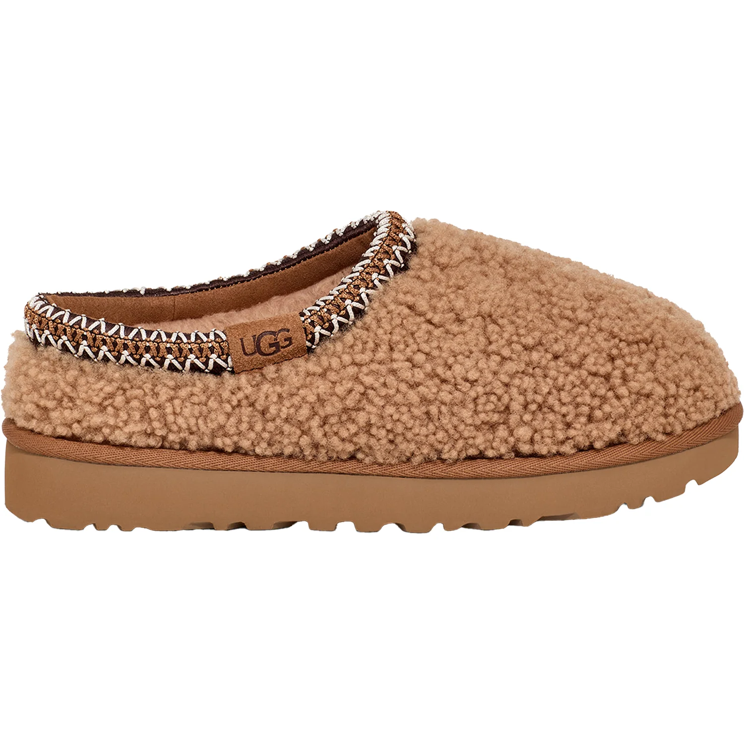 UGG Tasman Maxi Curly Women's Slippers Chestnut Suede