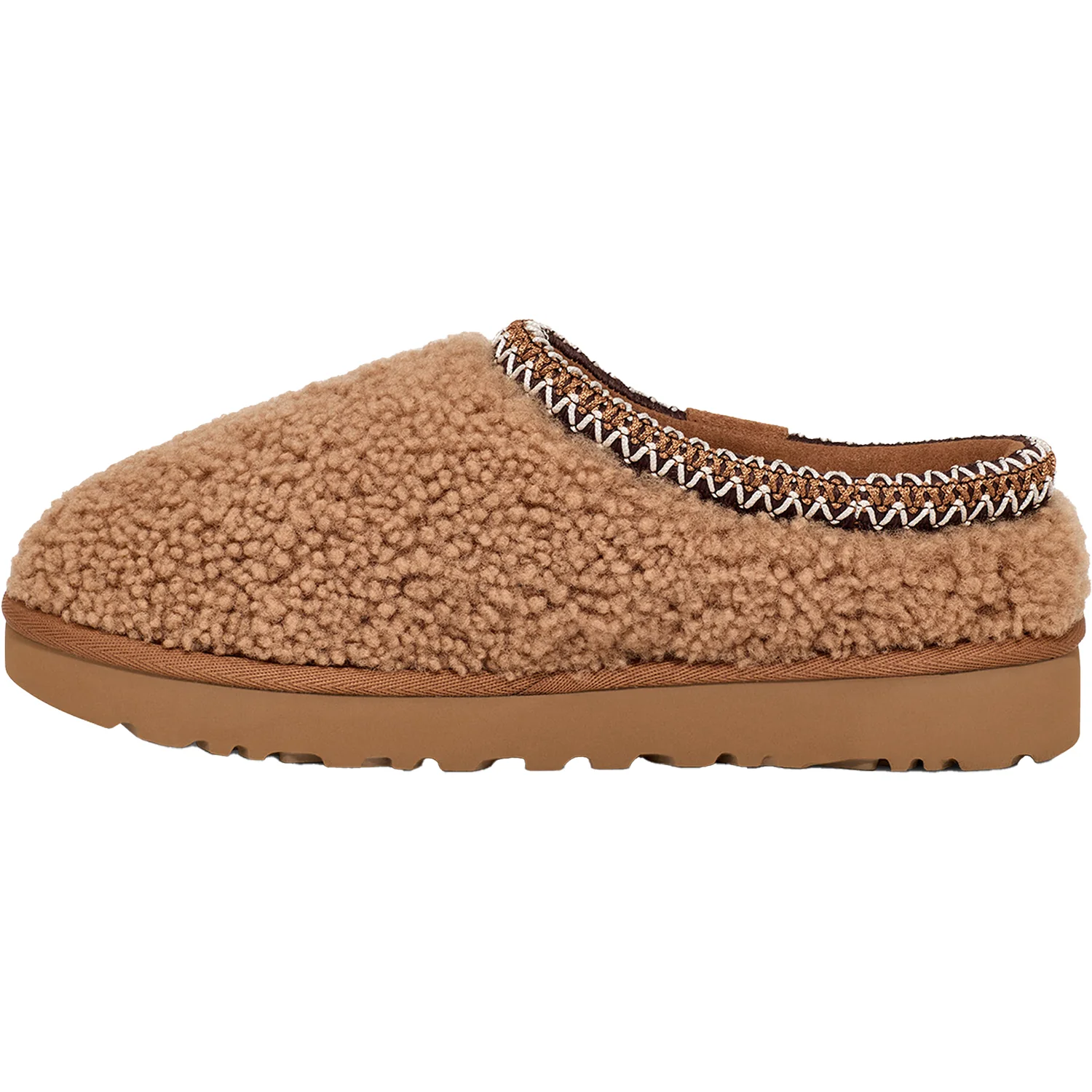 UGG Tasman Maxi Curly Women's Slippers Chestnut Suede - Image 3