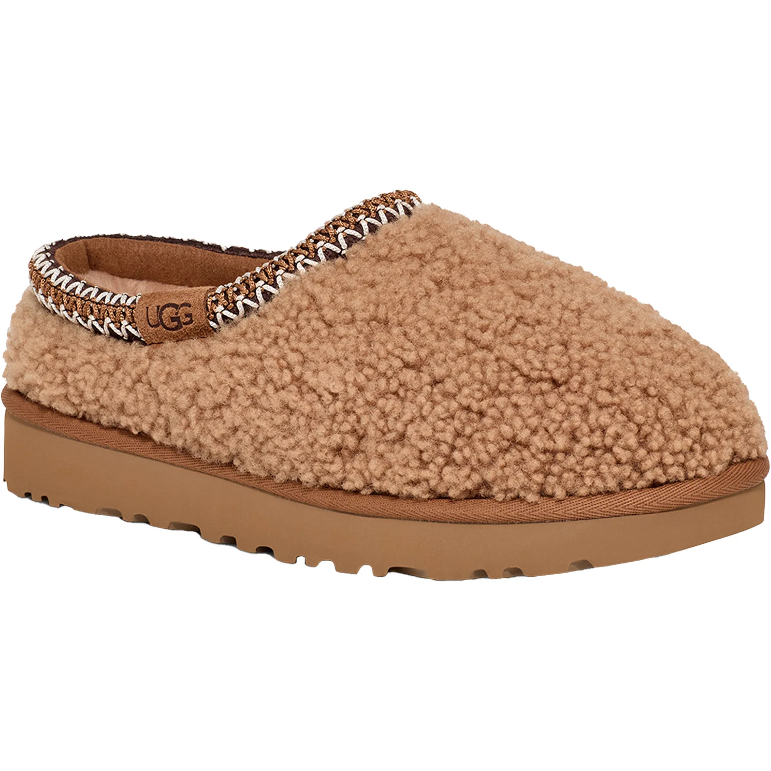 UGG Tasman Maxi Curly Women's Slippers Chestnut Suede - Image 5