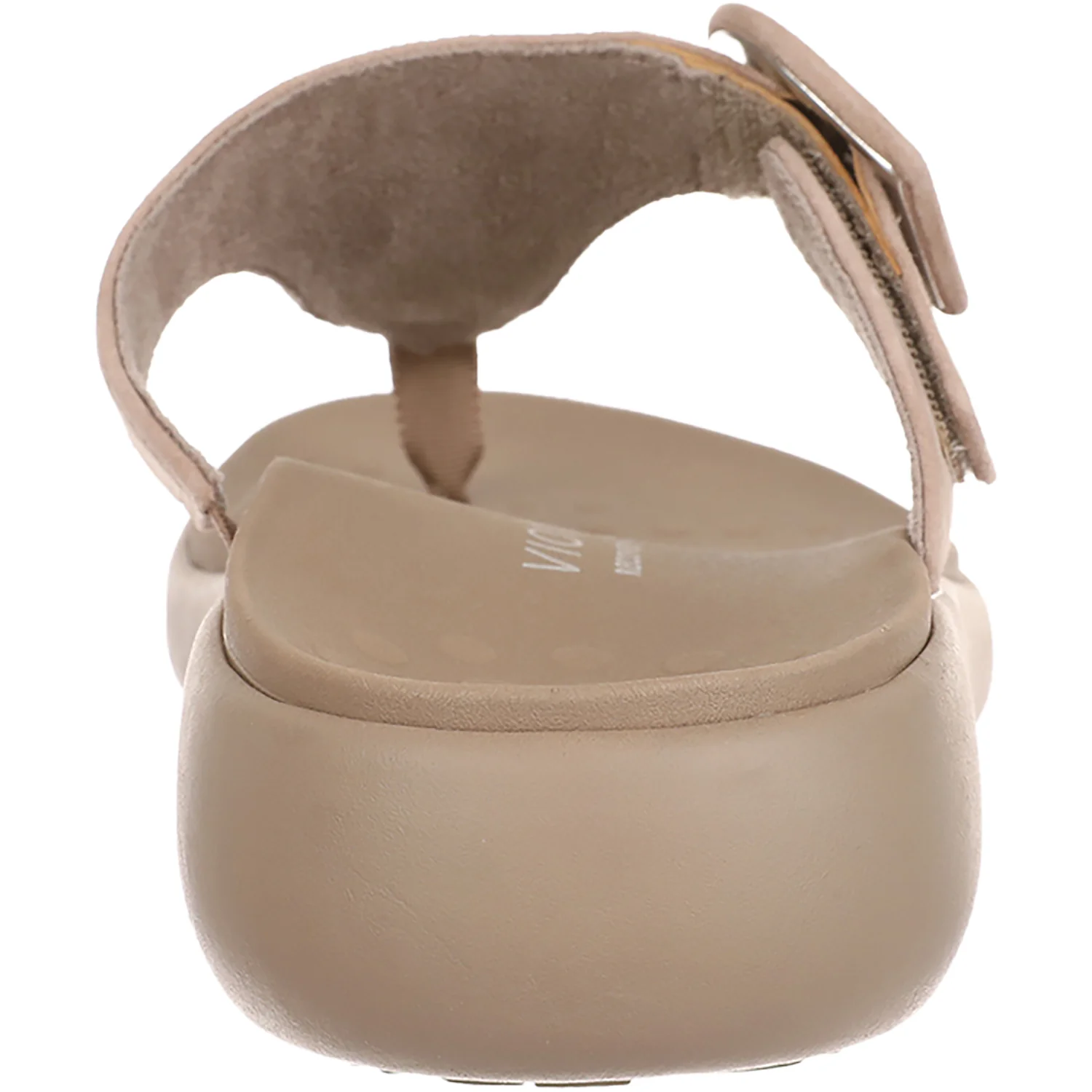 Vionic Activate RX Women's Thong Sandals Taupe Suede - Image 3