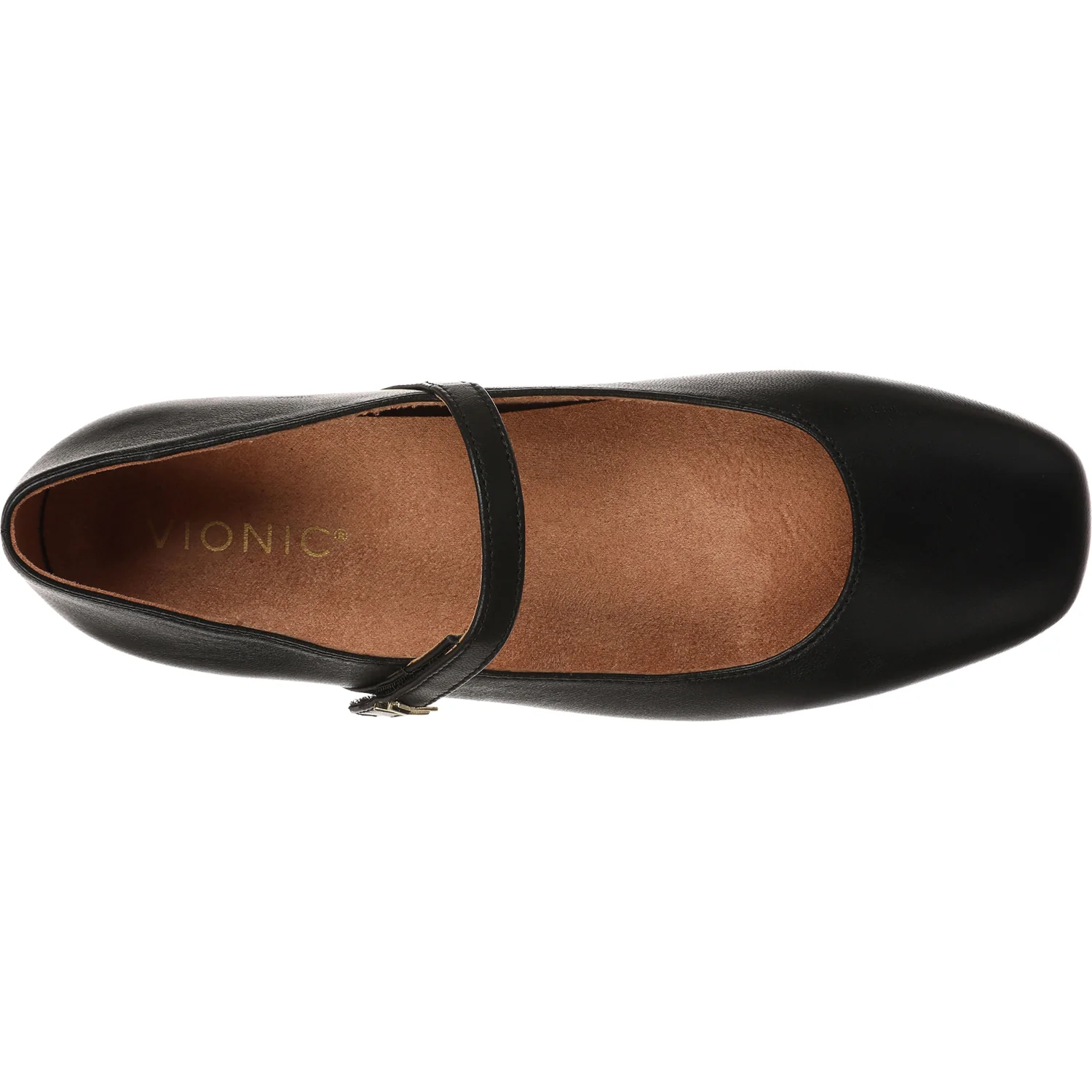 Vionic Alameda Women's Mary Janes Black Leather - Image 2