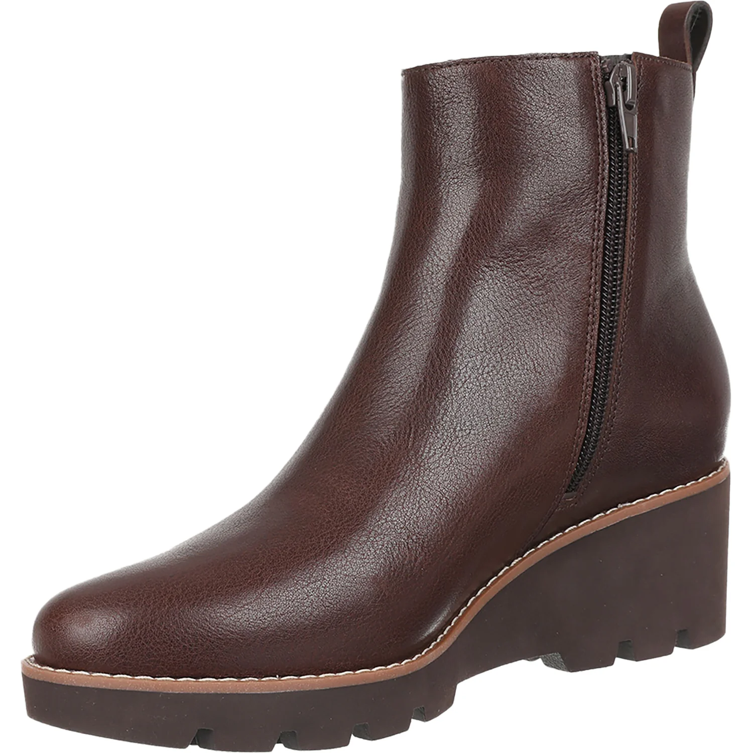 Vionic Aria Water Resistant Women's Boots Dark Brown Leather - Image 3