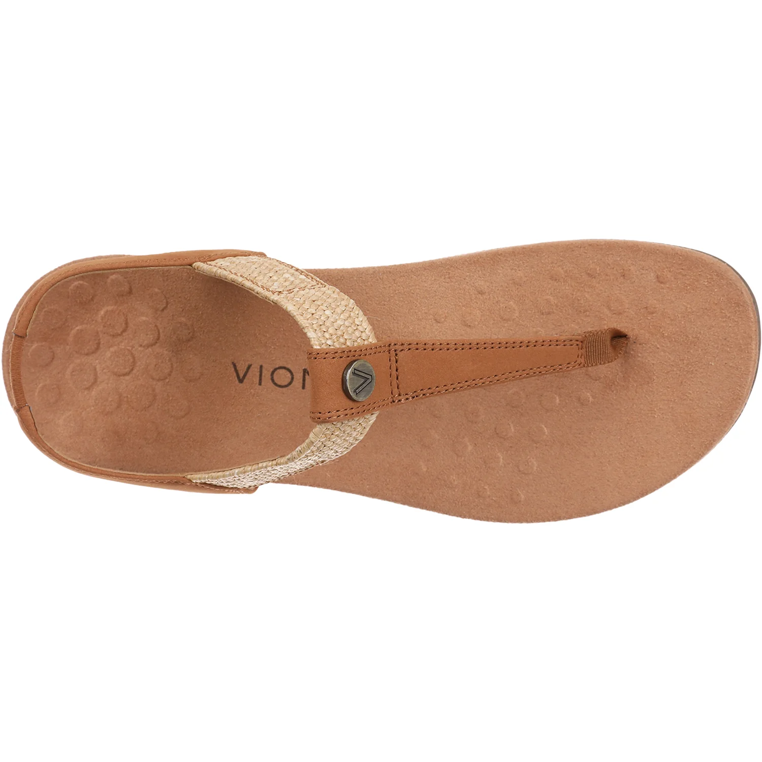 Vionic Brea Women's Thong Sandals Camel - Image 2