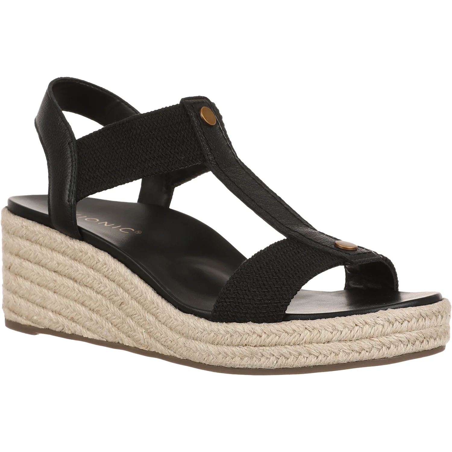 Vionic Calera Wedge Women's Wedge Sandals Black - Image 5