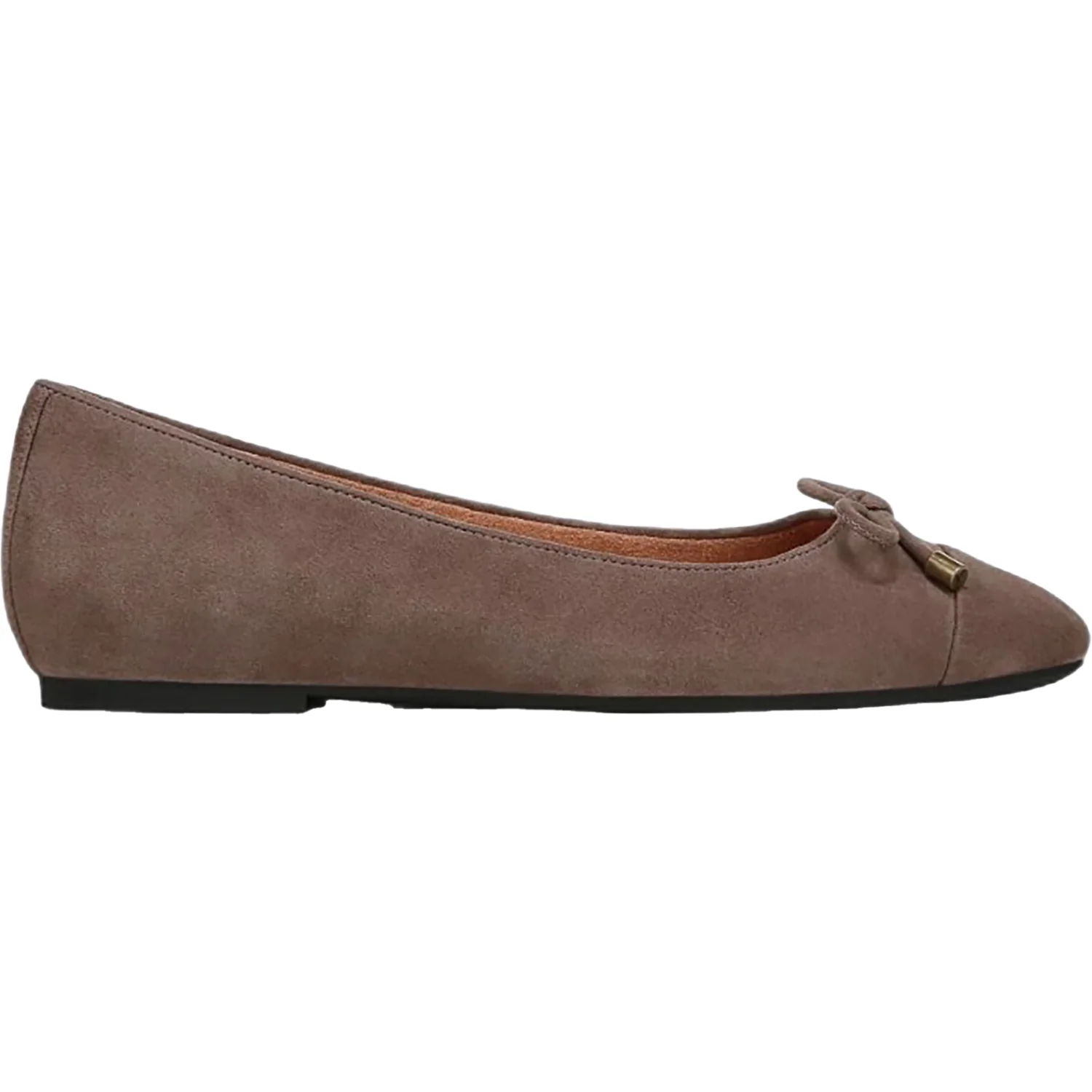 Vionic Women's Slip On Flats Driftwood Suede - Image 2