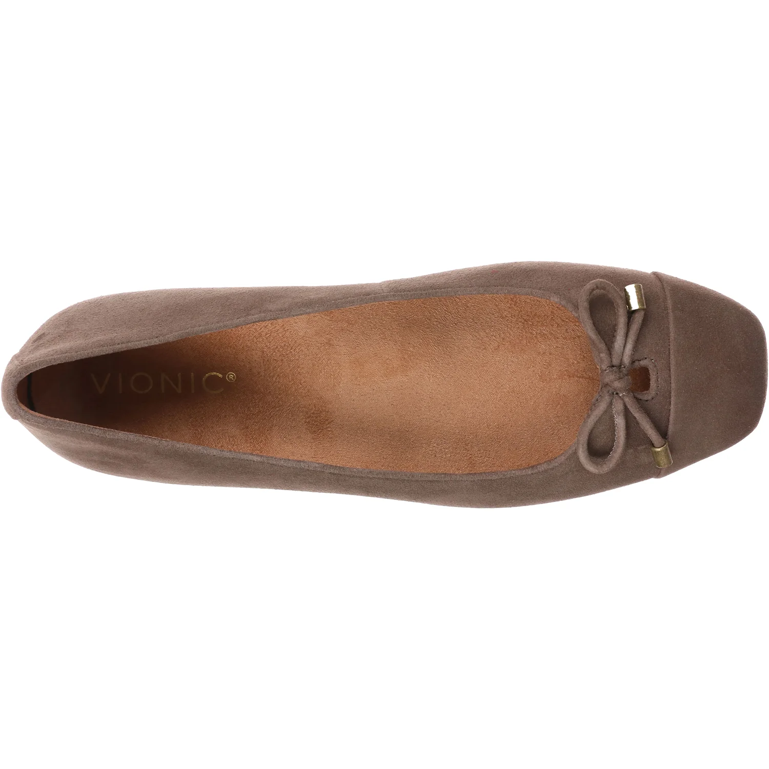 Vionic Women's Slip On Flats Driftwood Suede - Image 3