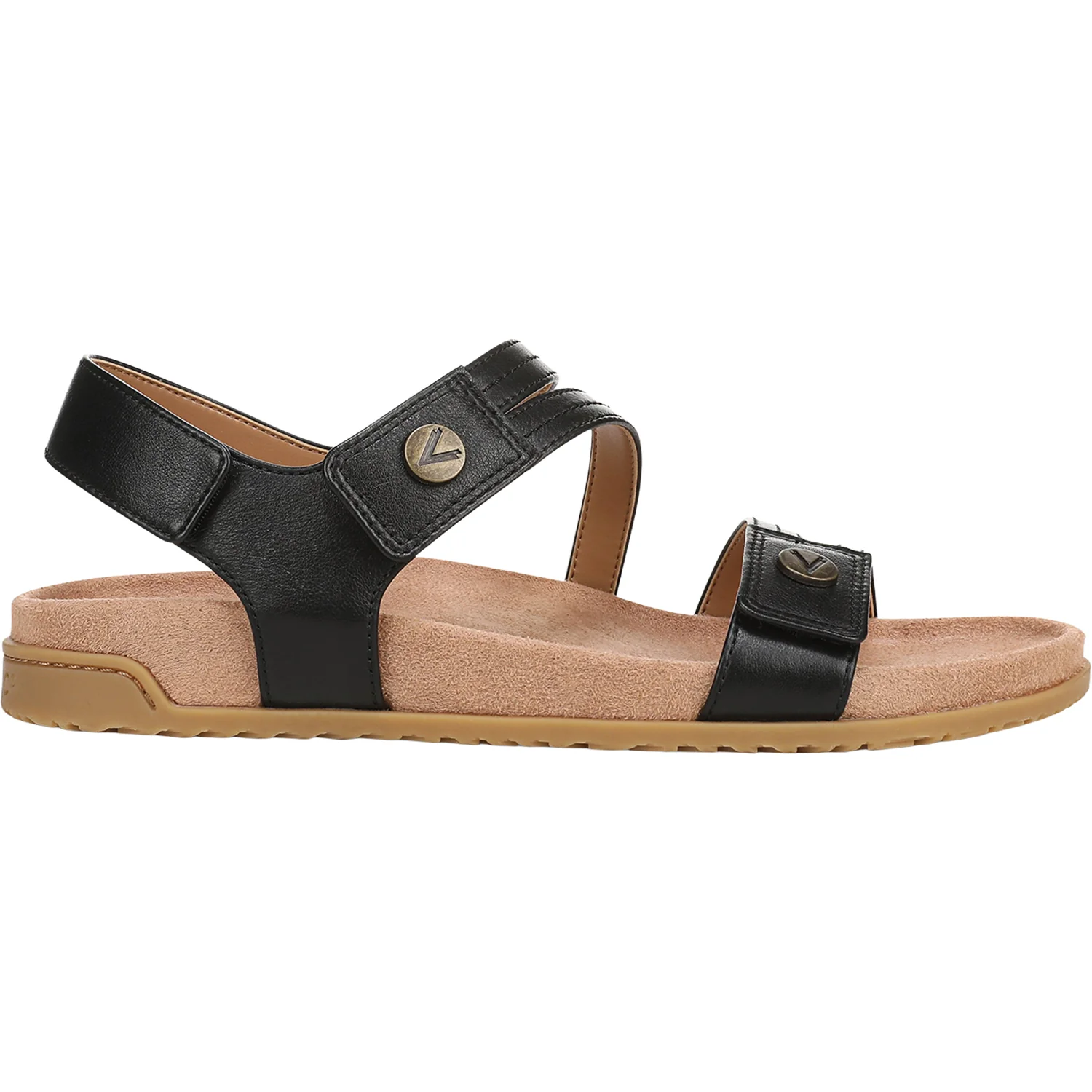 Vionic Essie Women's Sandals Black Leather