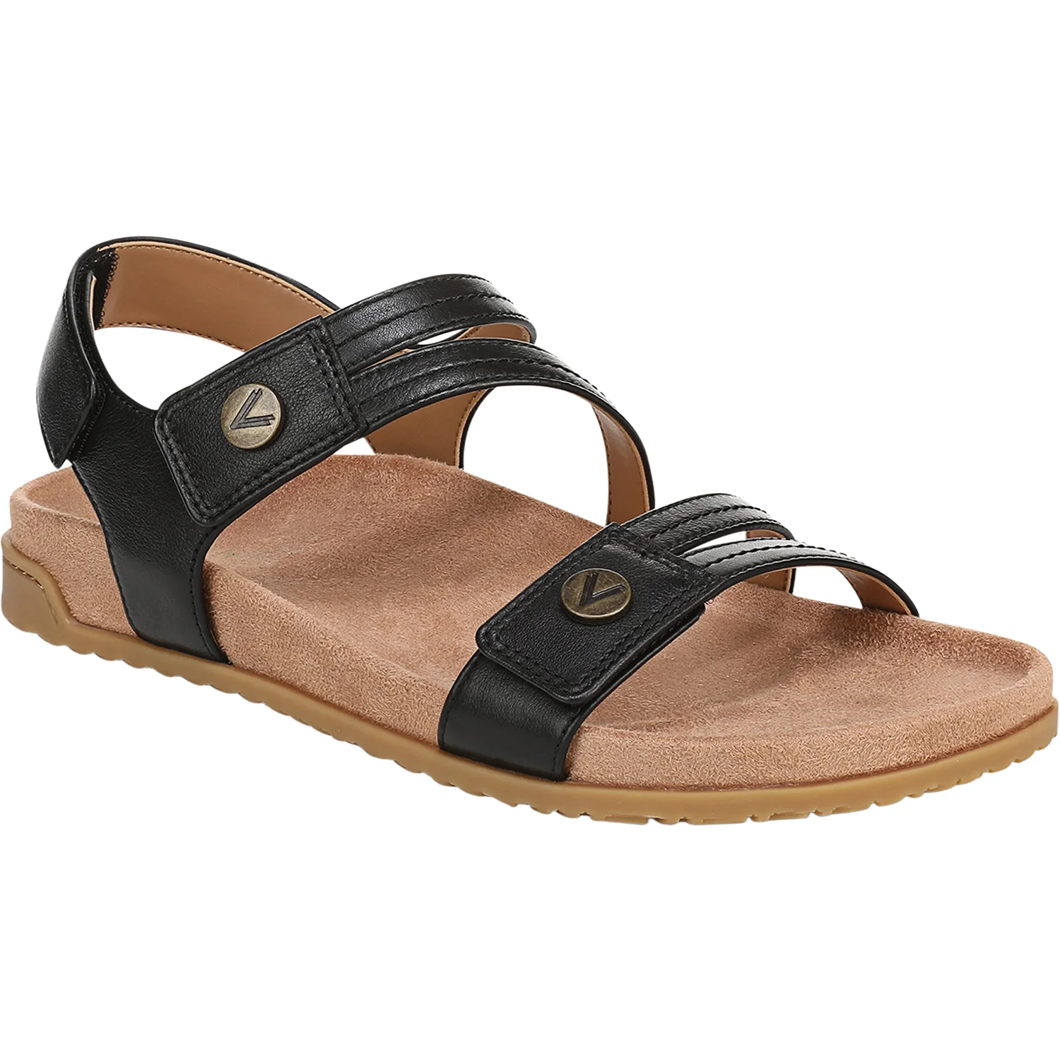 Vionic Essie Women's Sandals Black Leather - Image 5