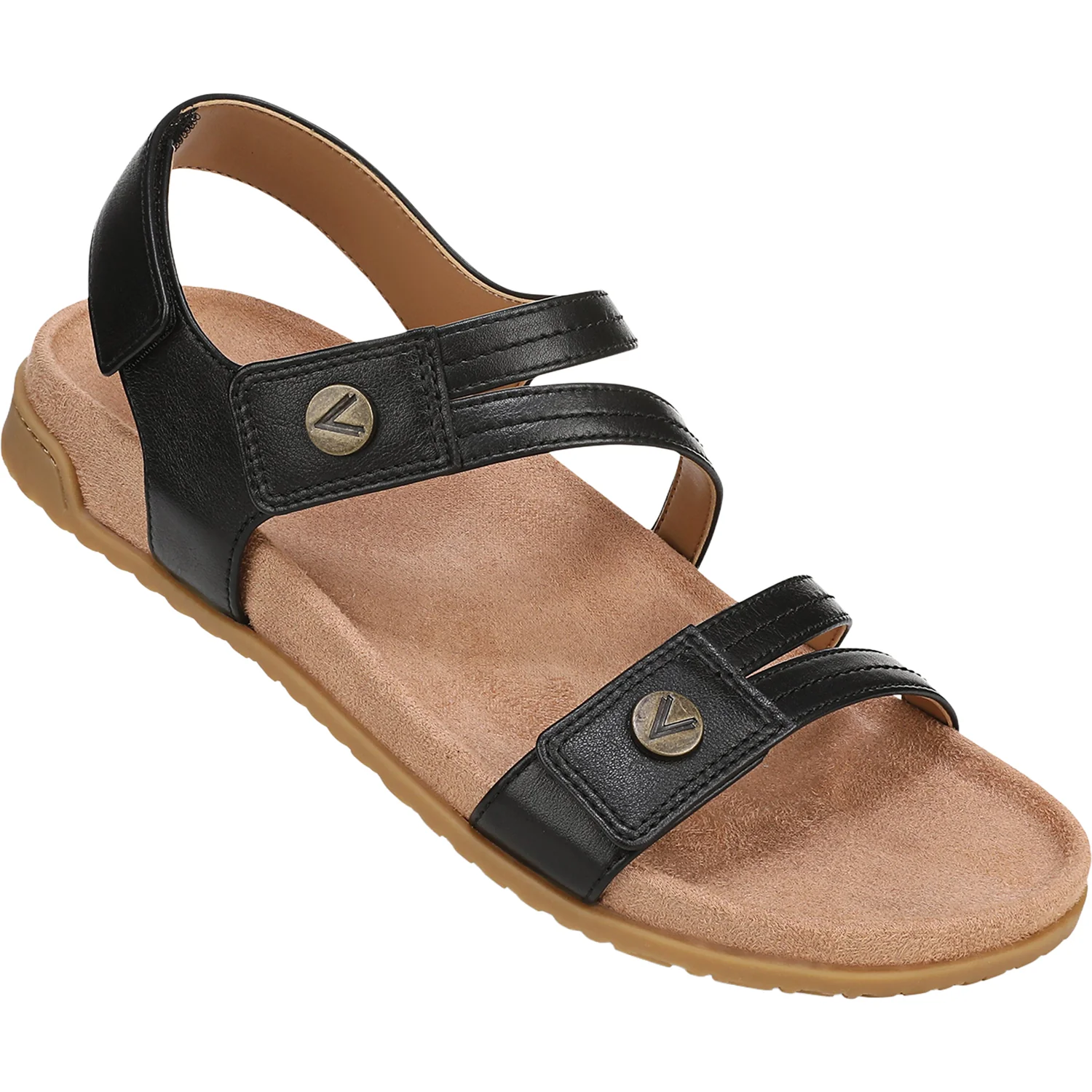 Vionic Essie Women's Sandals Black Leather - Image 8