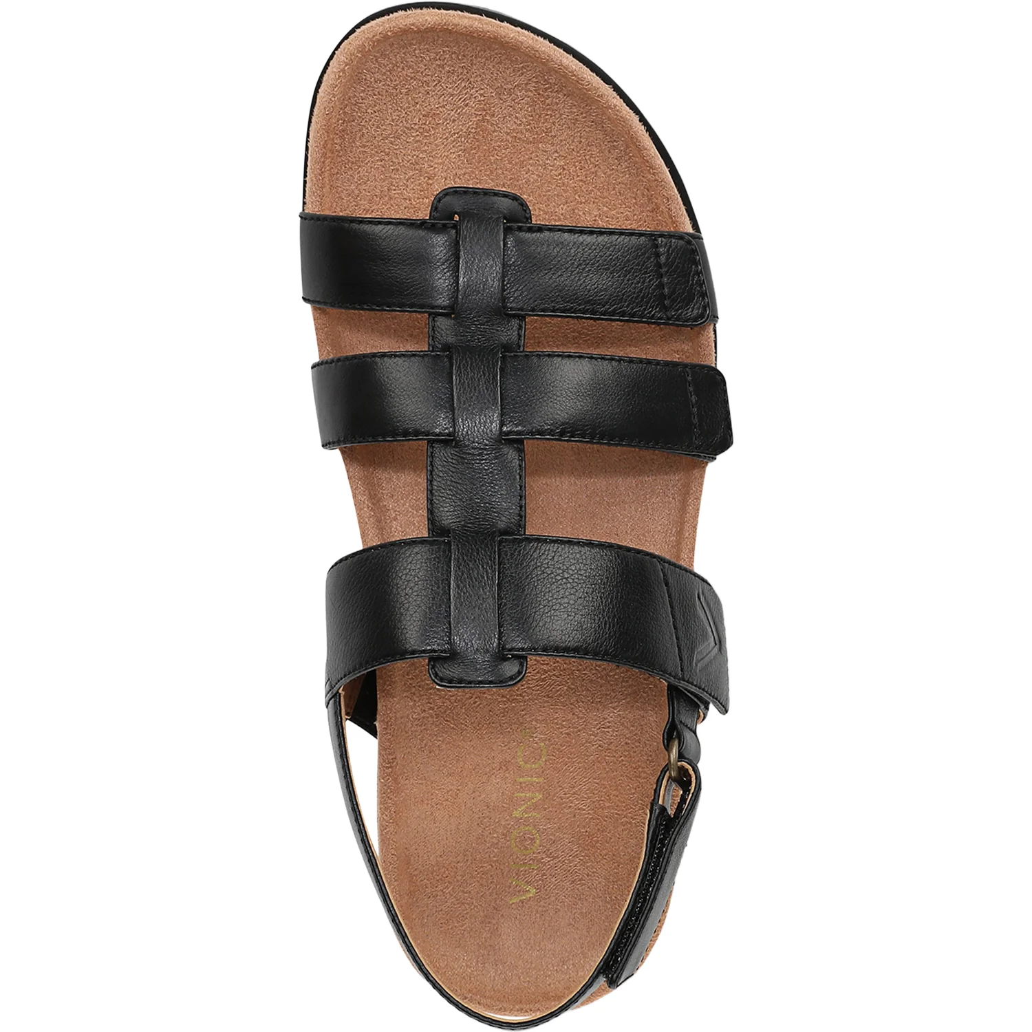 Vionic Eureka Women's Sandals Black Leather - Image 2