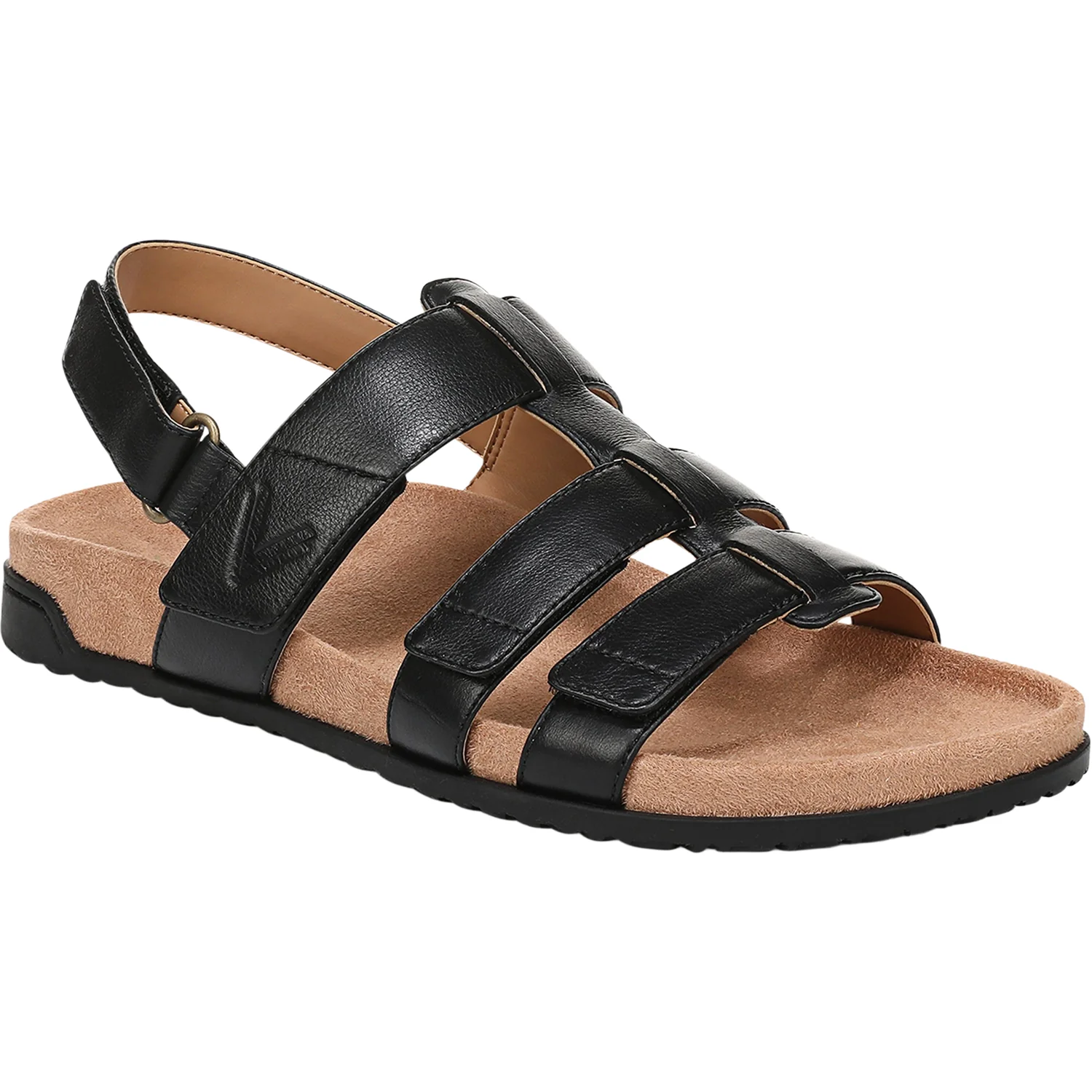 Vionic Eureka Women's Sandals Black Leather - Image 5