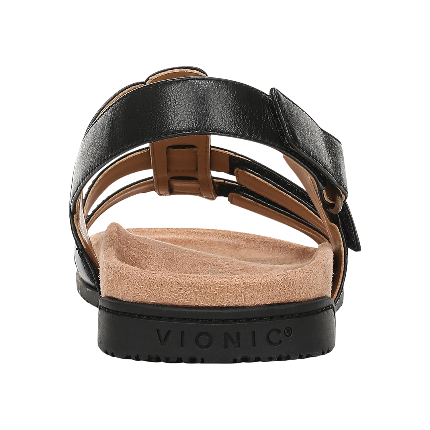 Vionic Eureka Women's Sandals Black Leather - Image 6