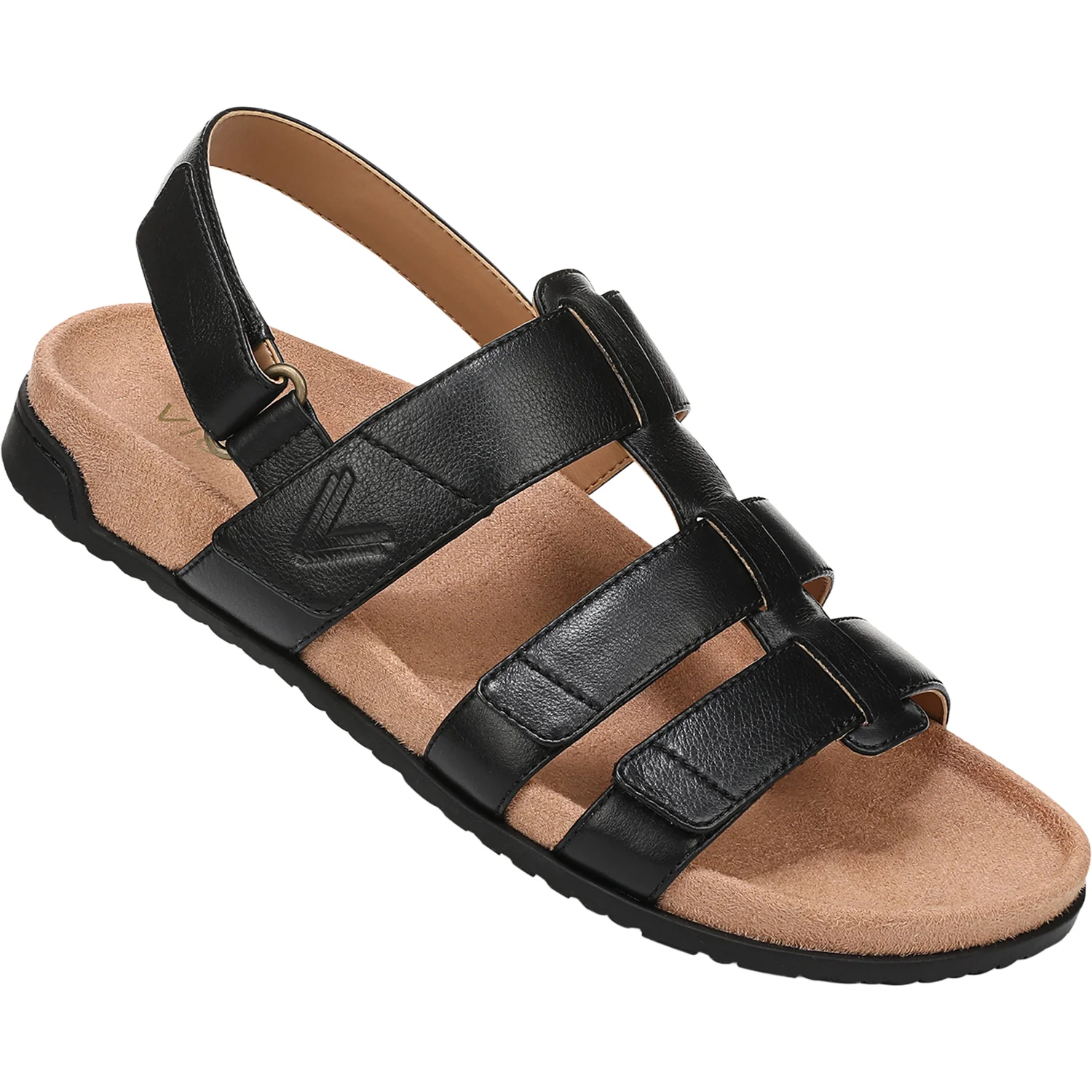 Vionic Eureka Women's Sandals Black Leather - Image 8